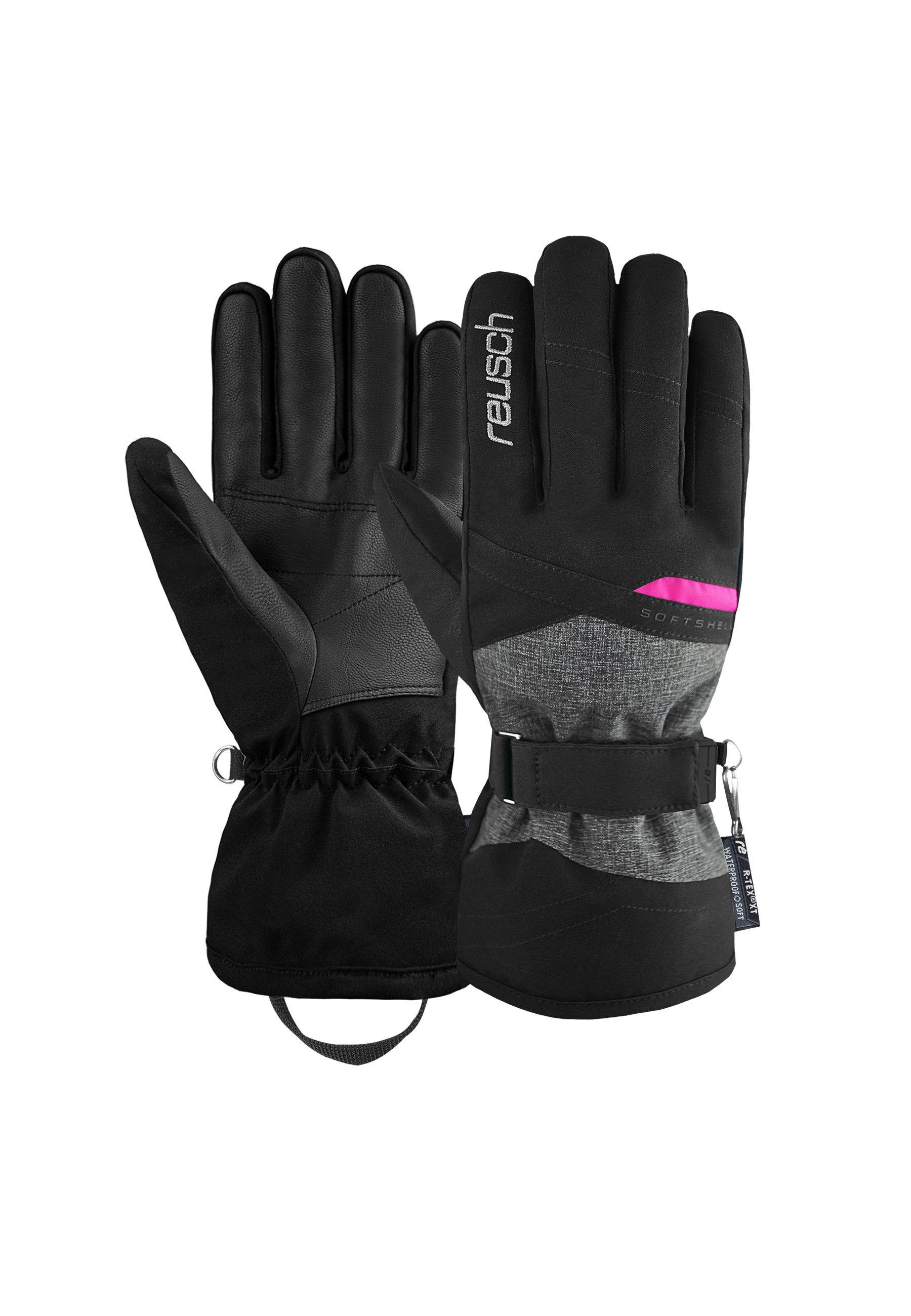 Reusch Skihandschuhe Hellen R-TEX XT mit PRIMALOFT-Isolation grau-schwarz | Handschuhe
