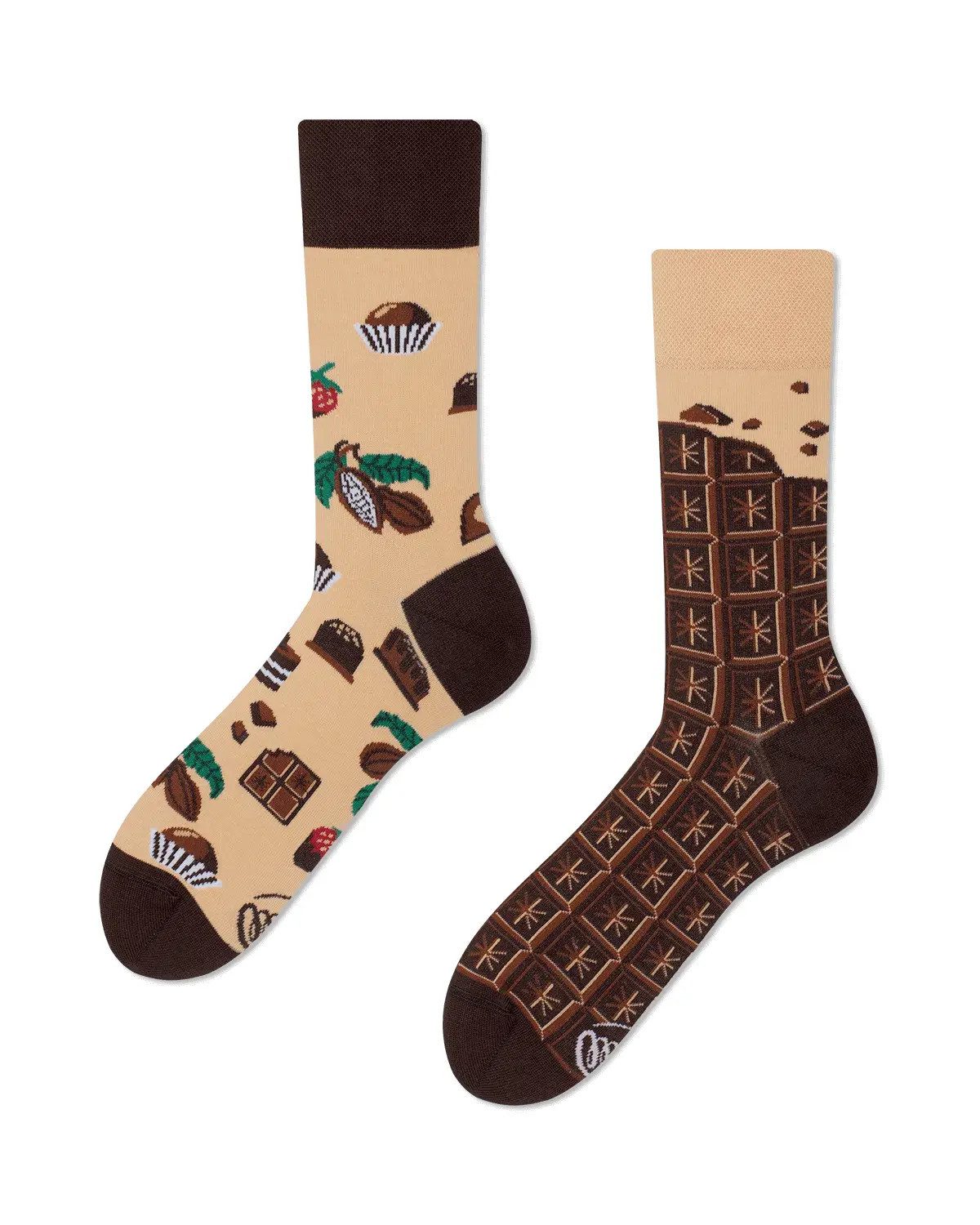 Freizeitsocken Many Mornings Socken Chocolate Time
