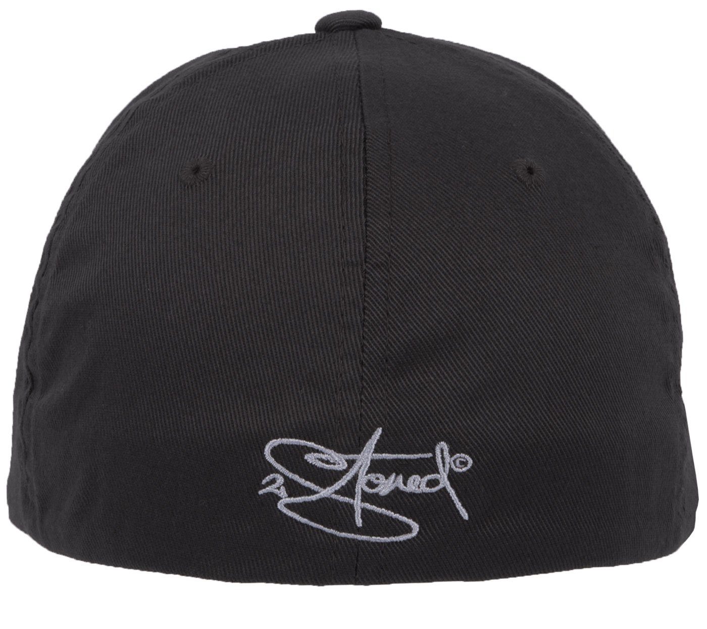 2Stoned Baseball Cap Flexfit Cap mit Stick Classic Logo für Damen, Herren und Kinder hinten geschlossen, verstärkte Front, mittleres Profil