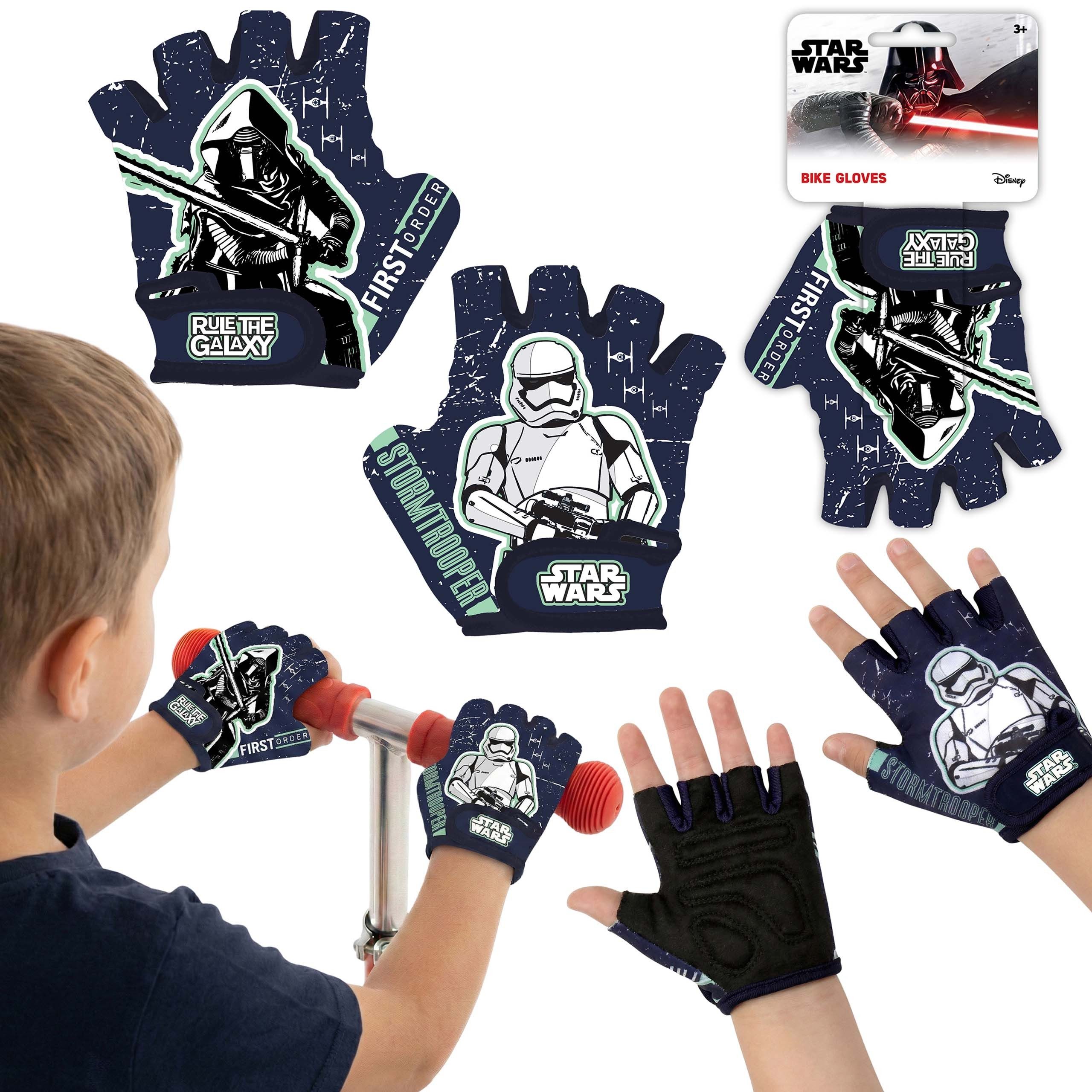 Star Wars Fahrradhandschuhe STAR WARS Stormtrooper Kinder Fahrradhandschuhe Jungen Roller XS