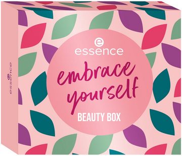 Essence Schmink-Set Embrace Yourself Beauty Box, 8-tlg., Schmink-Set mit 8 Beauty Essentials, acetonfrei, ohne Parabene