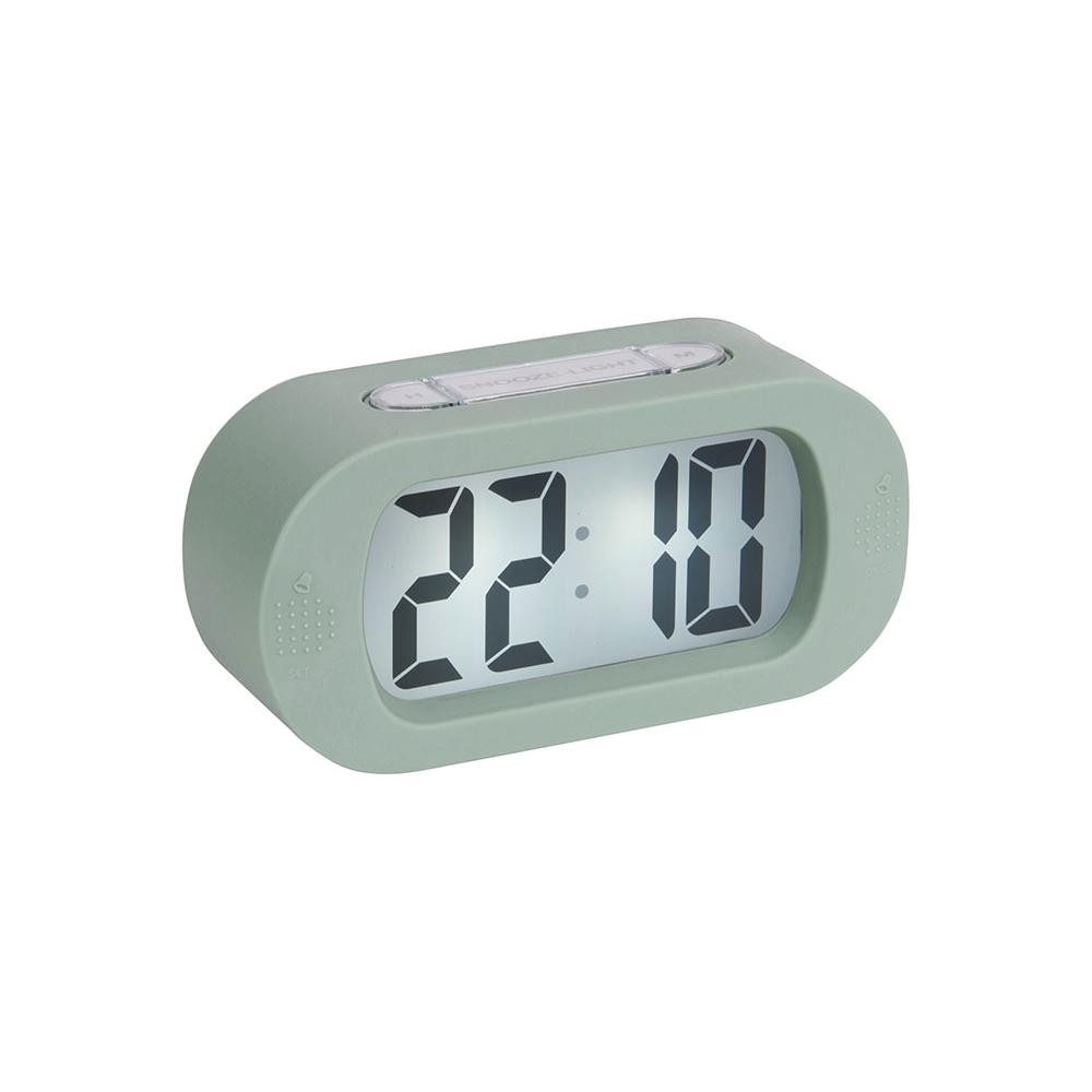 Karlsson Uhr Wecker Gummy Rubberized Green
