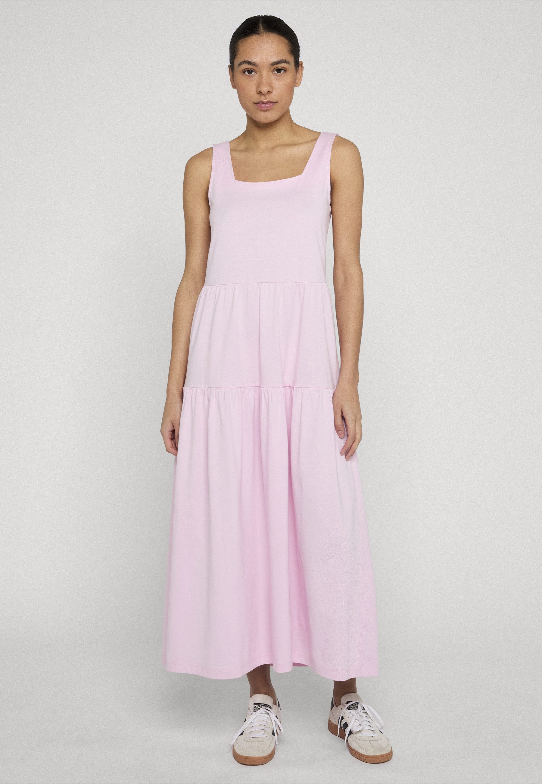URBAN CLASSICS Shirtkleid Urban Classics Damen Ladies 7/8 Length Valance Summer Dress (1-tlg)