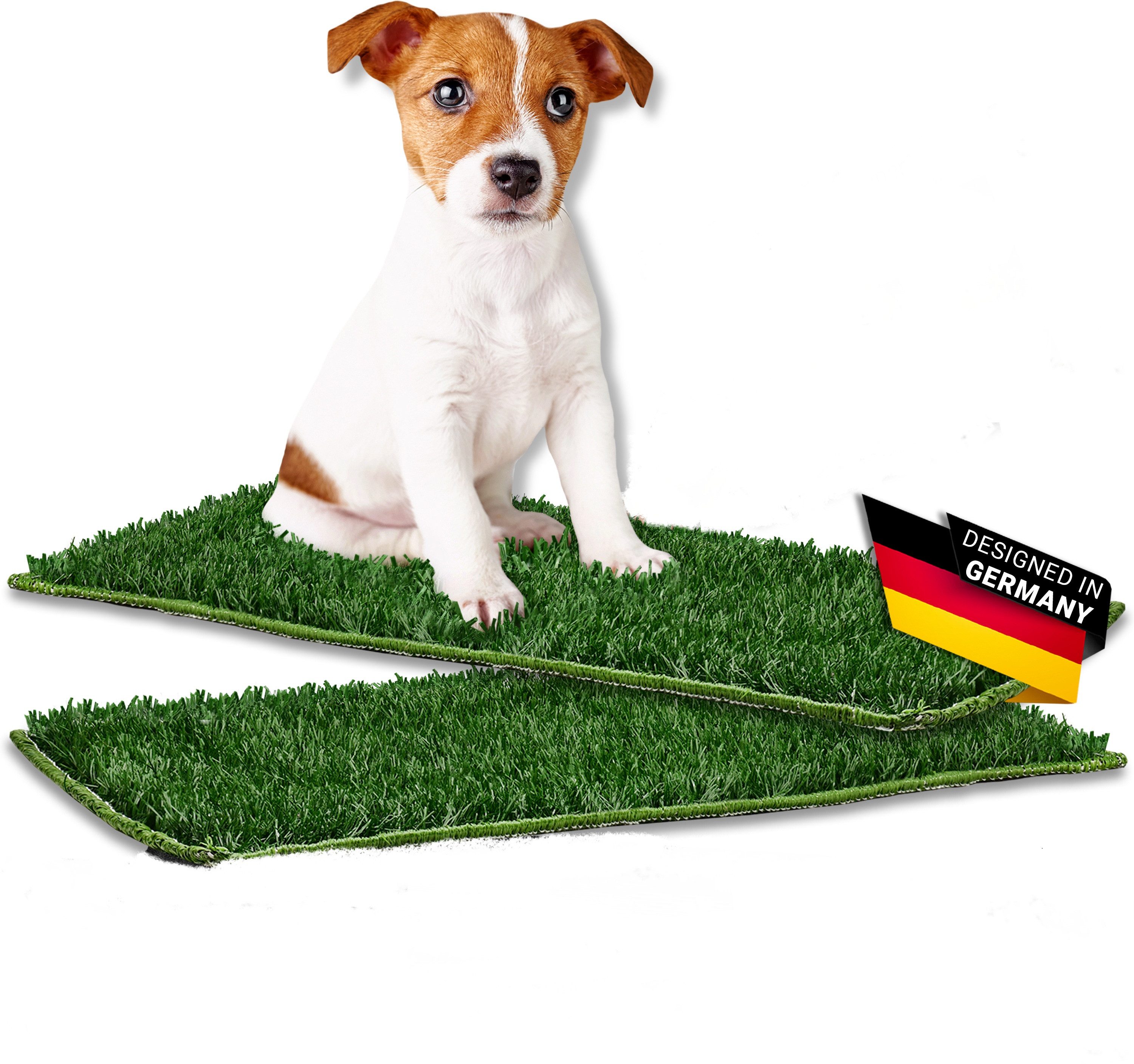 PfotenWunder Hundetoilette 3-11 Ersatz-Kunstrasen für Hundeklo Hundetoilette 76x51cm kleine Hunde