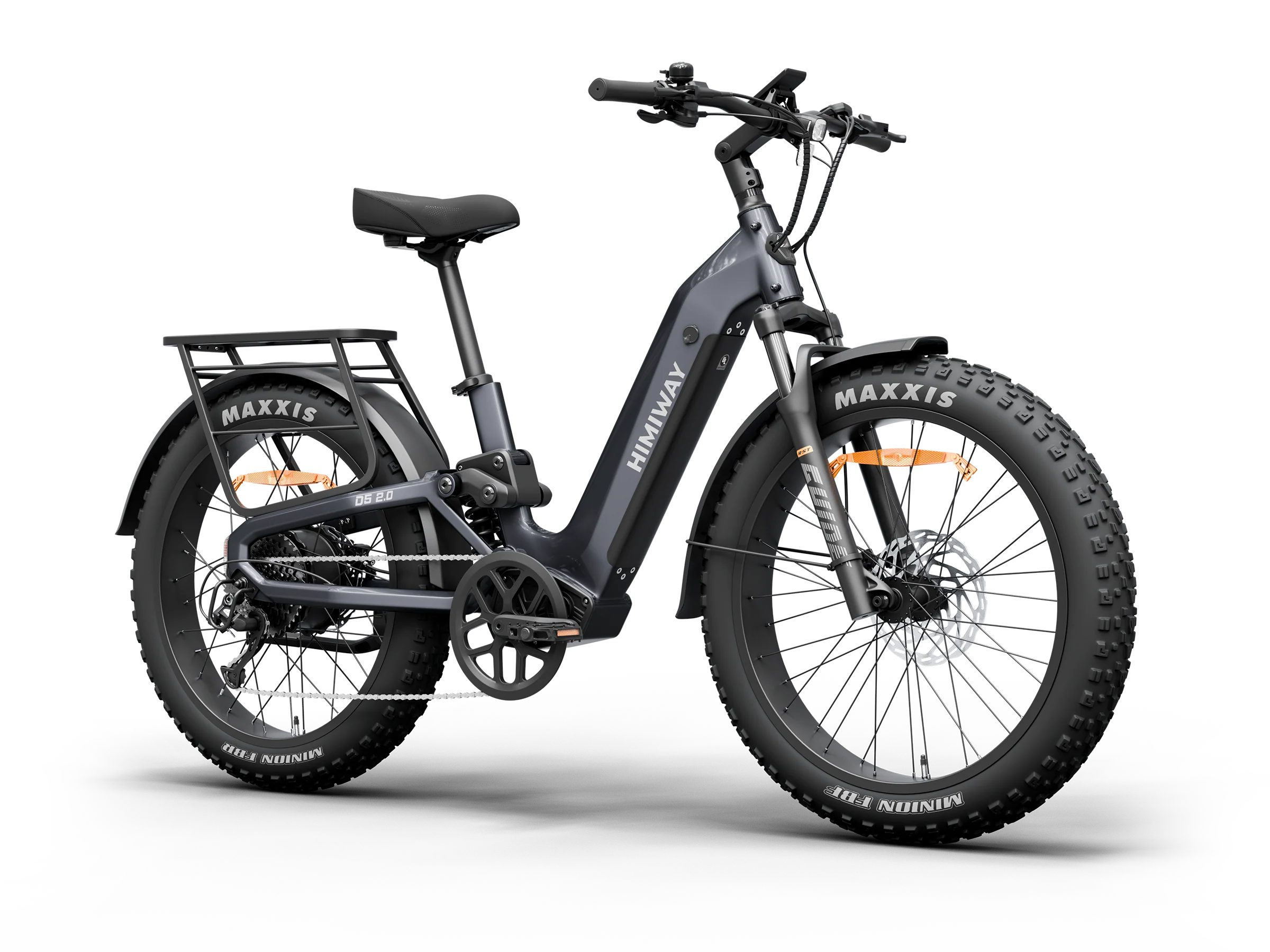 DOTMALL E-Bike Cityrad D5 2.0 E-Bike 26"x4.0" Vollfederung 48V 15Ah Akku SHIMANO 8-Gang, 8 Gang, Heckmotor, 720 Wh