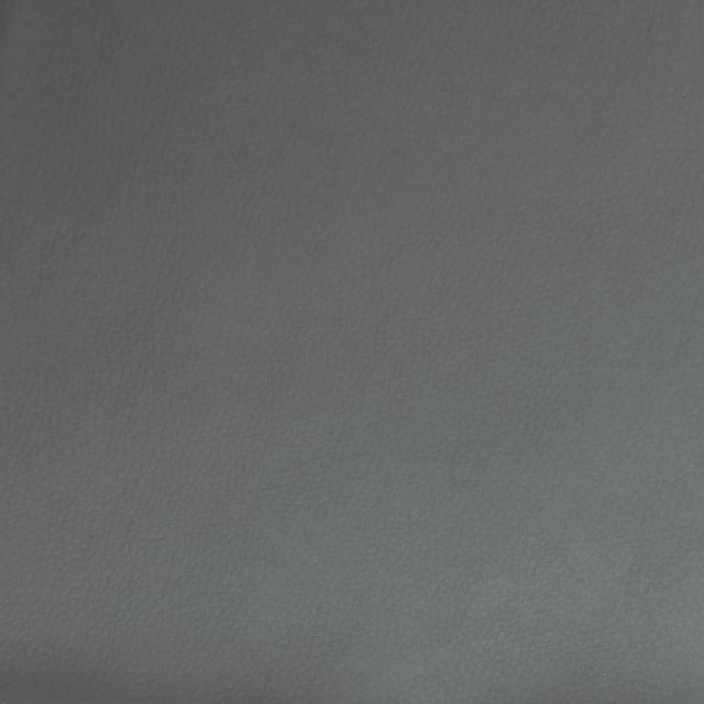 furnicato Sitzbank Grau 107x80x81 cm Kunstleder