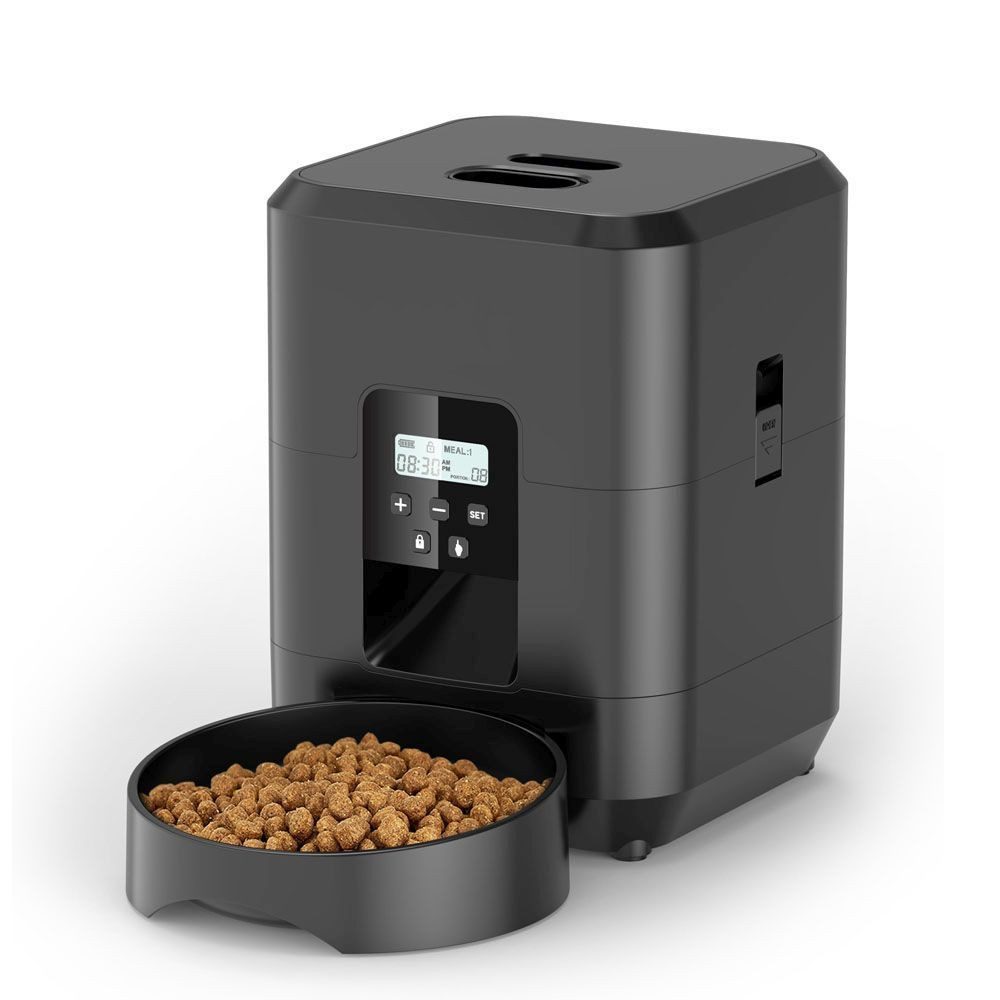 Hunde-Futterautomat Smart Futterautomat für Katzen und Hunde mit Timer und Napf DE.