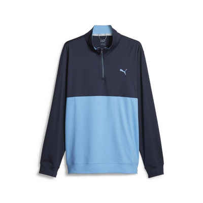 PUMA Sweatshirt Gamer Colourblock Golfpullover mit viertellangem Reißverschluss