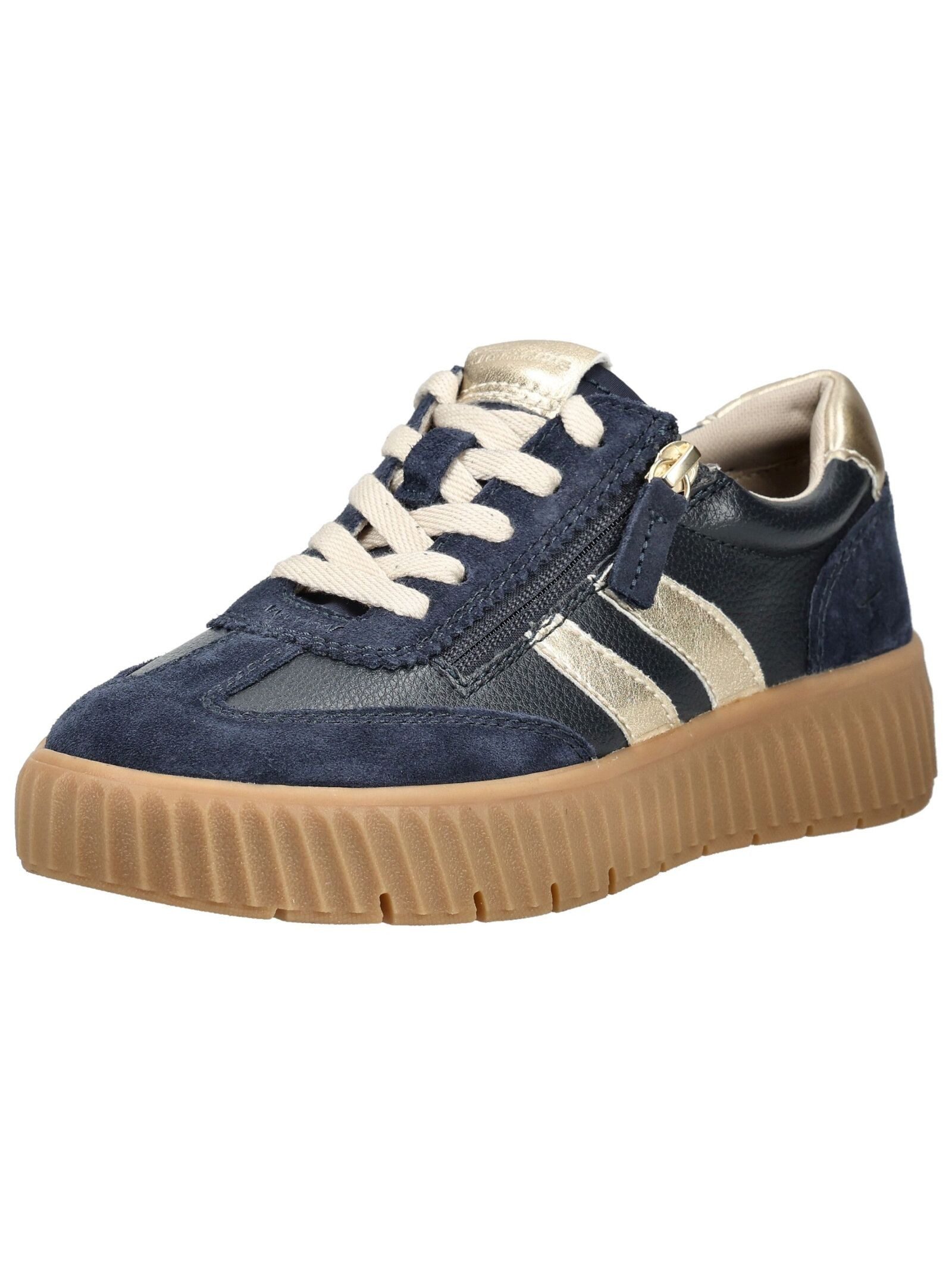 Tamaris Tamaris Sneaker Veloursleder/Textil Plateausneaker