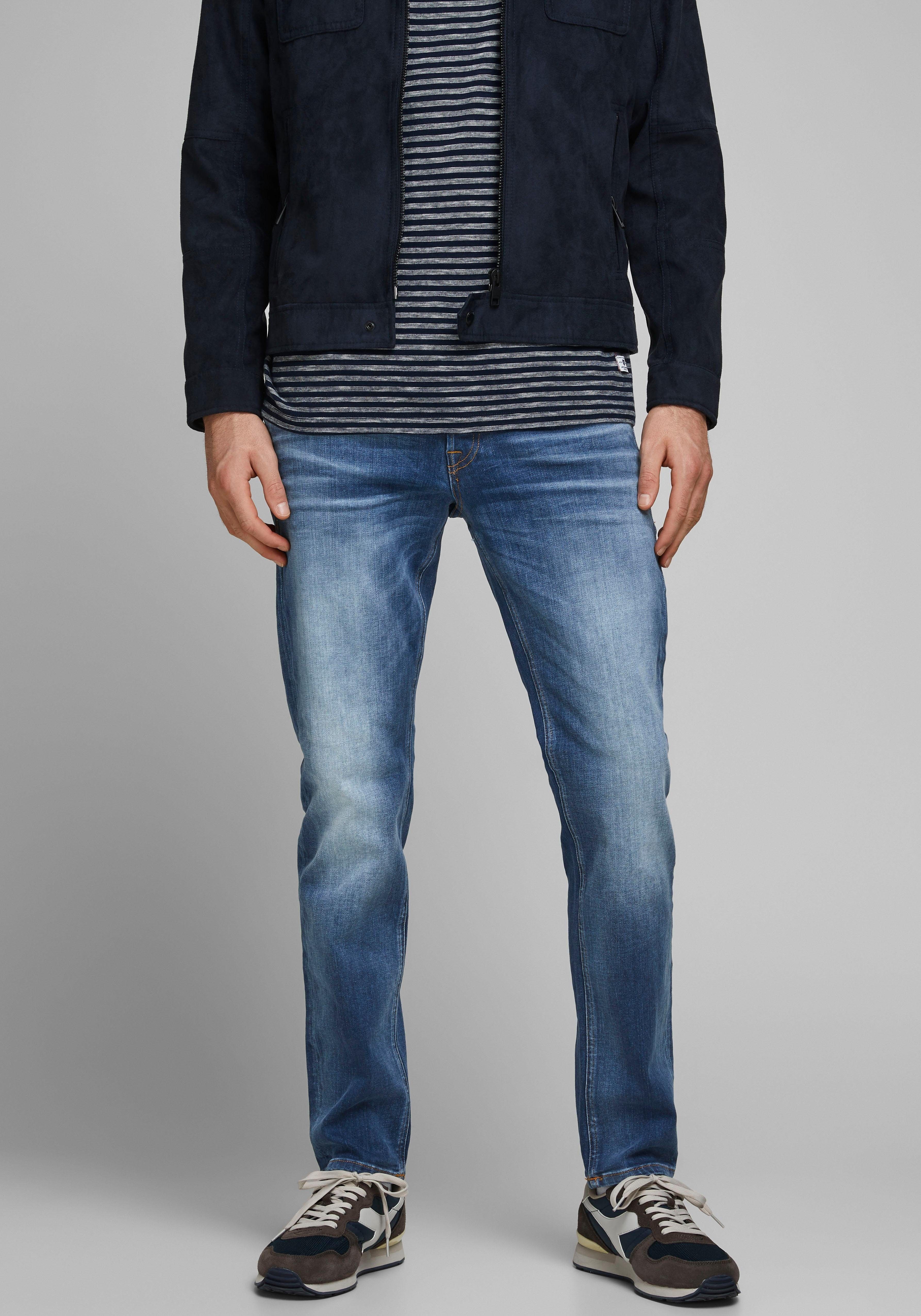 Jack & Jones Tapered-fit-Jeans JJIMIKE JJORIGINAL CJ SN mit Five-Pocket-Design. Reduzierter Preis € 71,99. Unverbindliche Preisempfehlung € 79,99