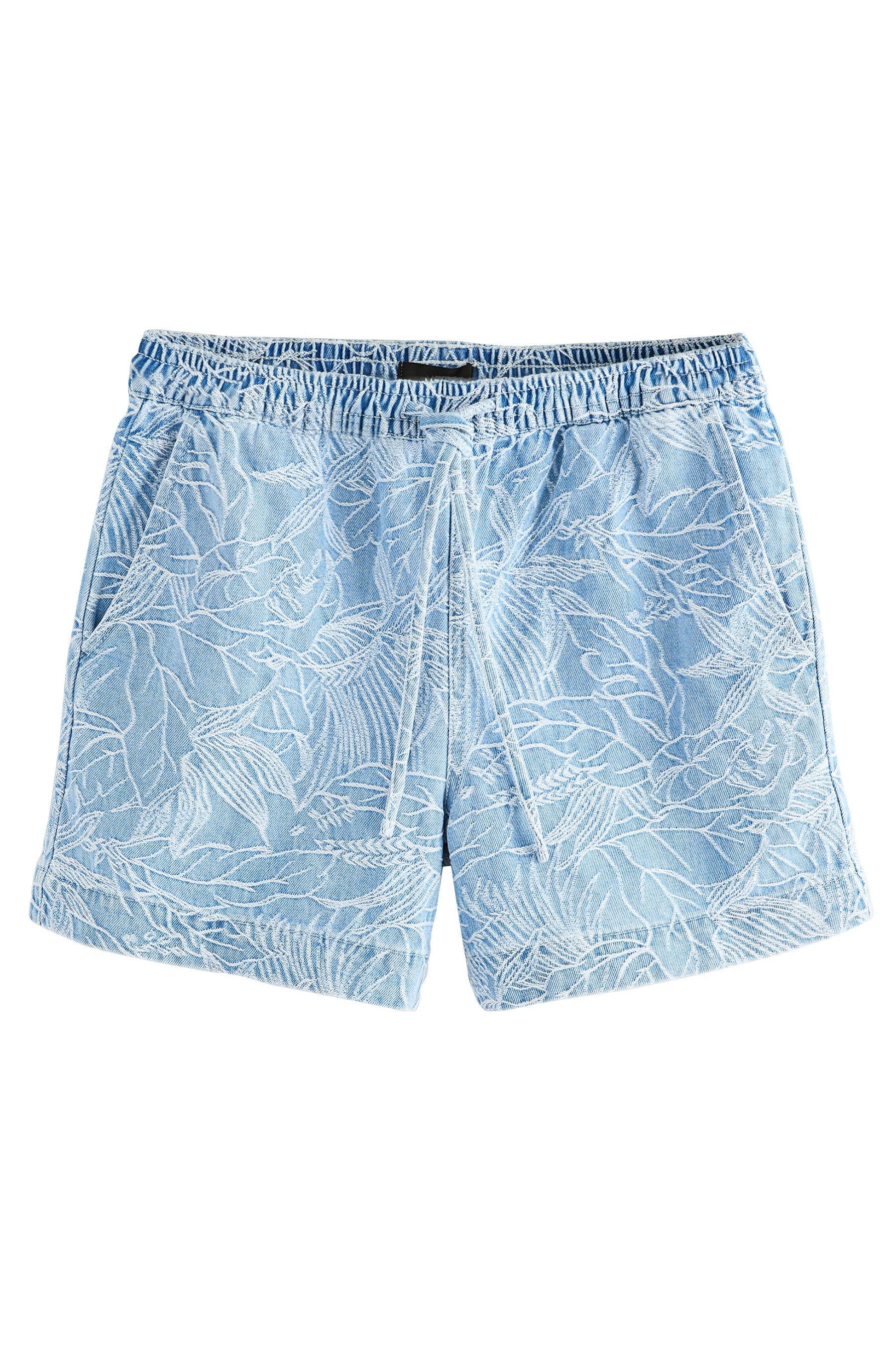 Next Jeansshorts Kurzärmeliges Jeanshemd aus 100 % günstig online kaufen