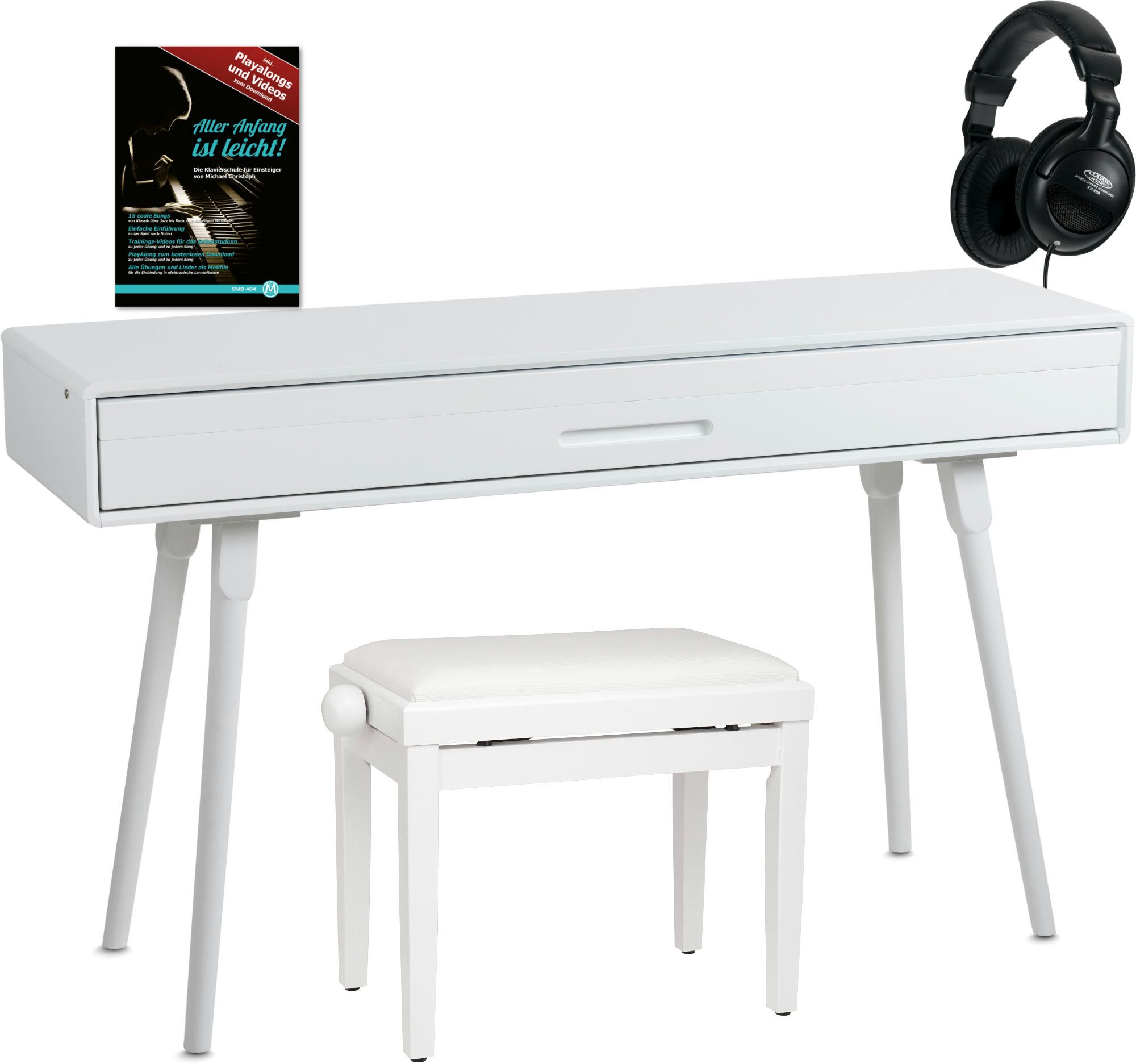 Digitalpiano DP-730 mit Echtholz-Furnier Deluxe Set