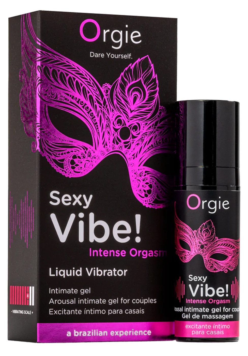 Orgie Stimulationsgel Sexy Vibe! Intense Orgasm Intimgel mit Kribbeleffekt, 1-tlg., Mit vibrierendem Kribbel- Wärme- und Kühleffekt