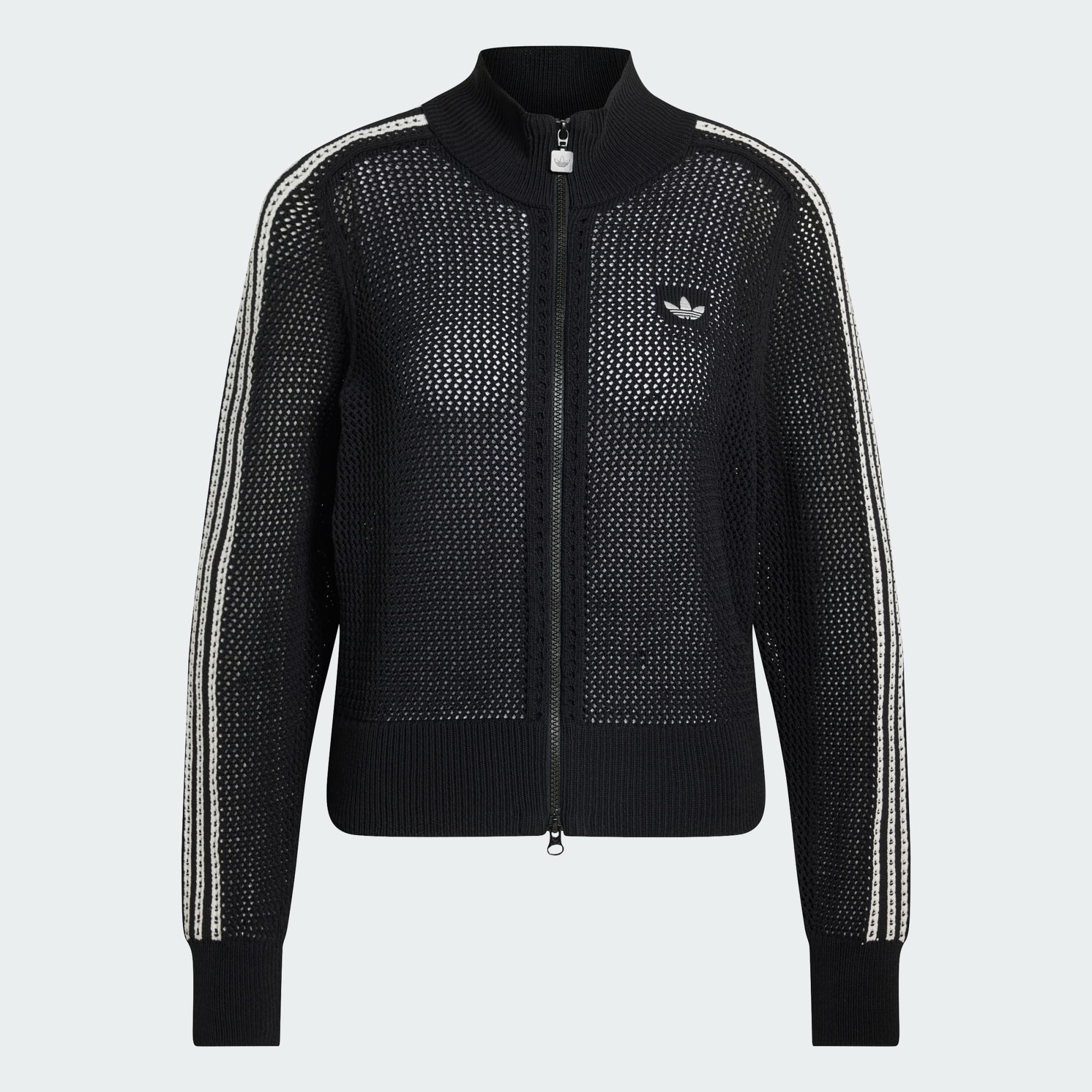 adidas Originals Trainingstop KNITTED CROCHET FIREBIRD ORIGINALS JACKE (1-tlg)