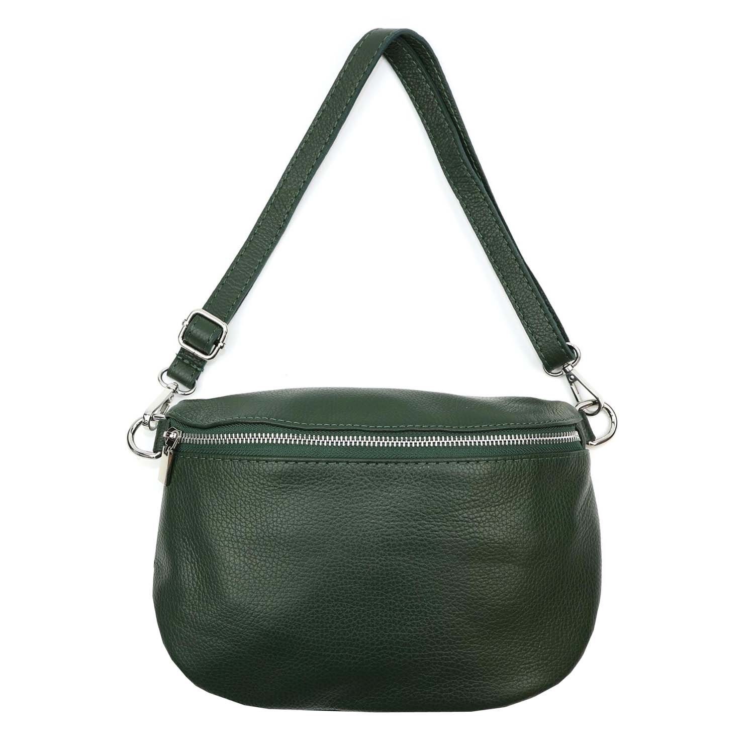 ITALYSHOP24 Bauchtasche Damen Leder Gürteltasche Hüfttasche günstig online kaufen