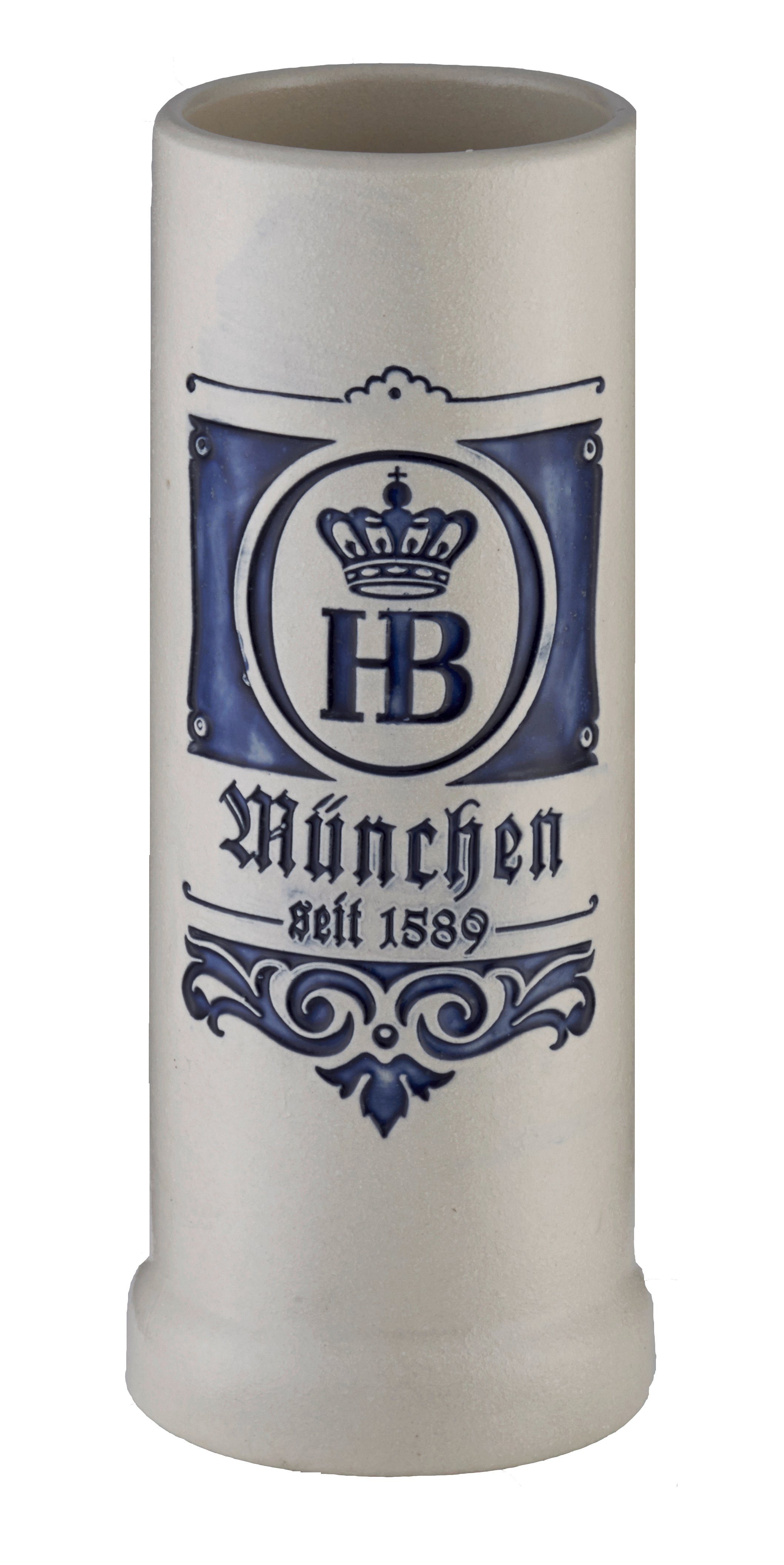 Hofbräuhaus München Bierkrug Steinkrug "Saga 1589", Feinsteinzeug, Feinsteinzeug