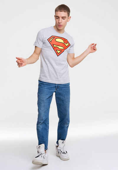 LOGOSHIRT T-Shirt SUPERMAN - LOGO mit Superhelden-Logo