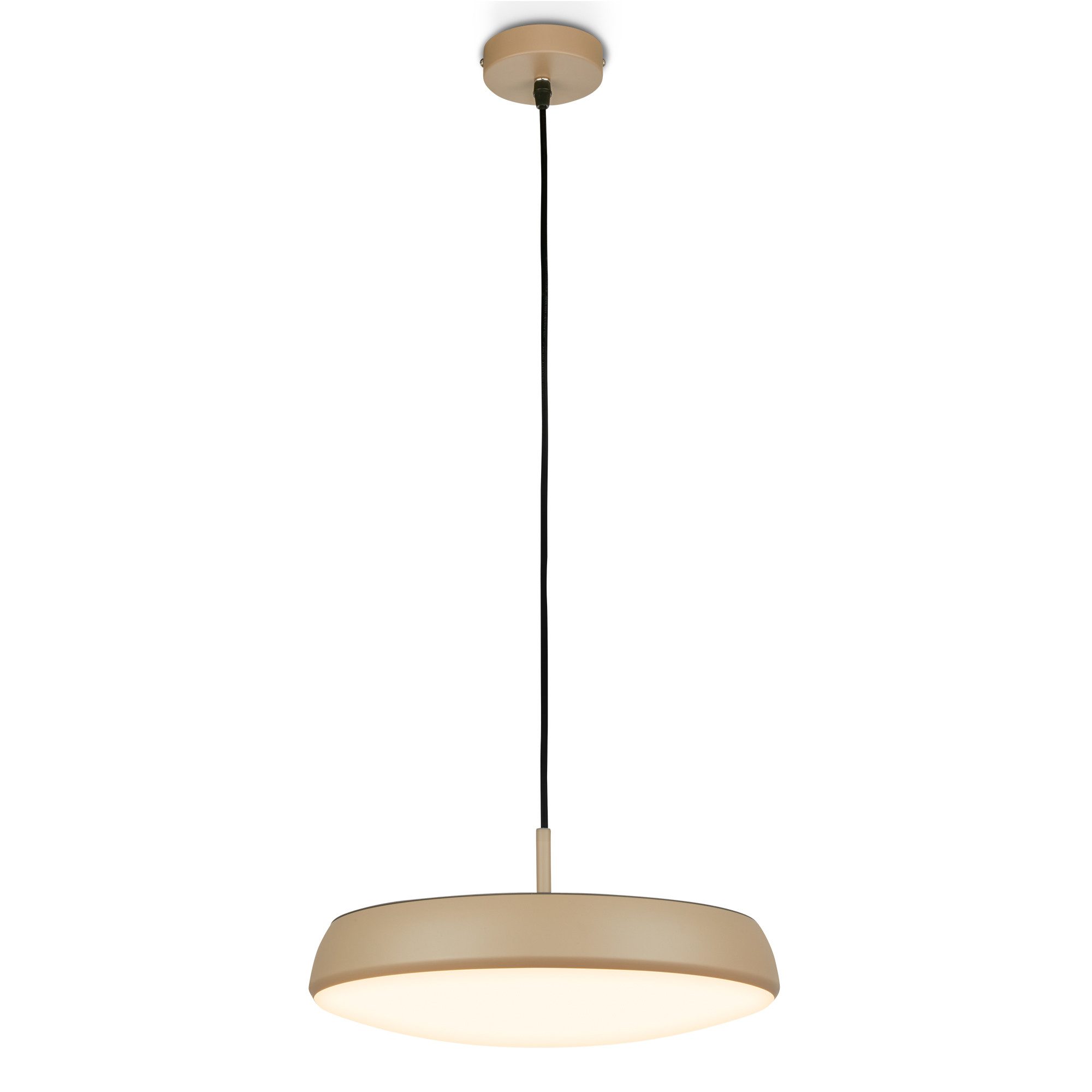 Briloner Leuchten LED Pendelleuchte Hängelampe Design Pendelleuchte 1-flammig Wohnzimmer Esszimmer, LED fest integriert, 3000K - Warmweiß, 35x120 cm, Esszimmer, Esstisch, Wohnzimmer, Schlafzimmer