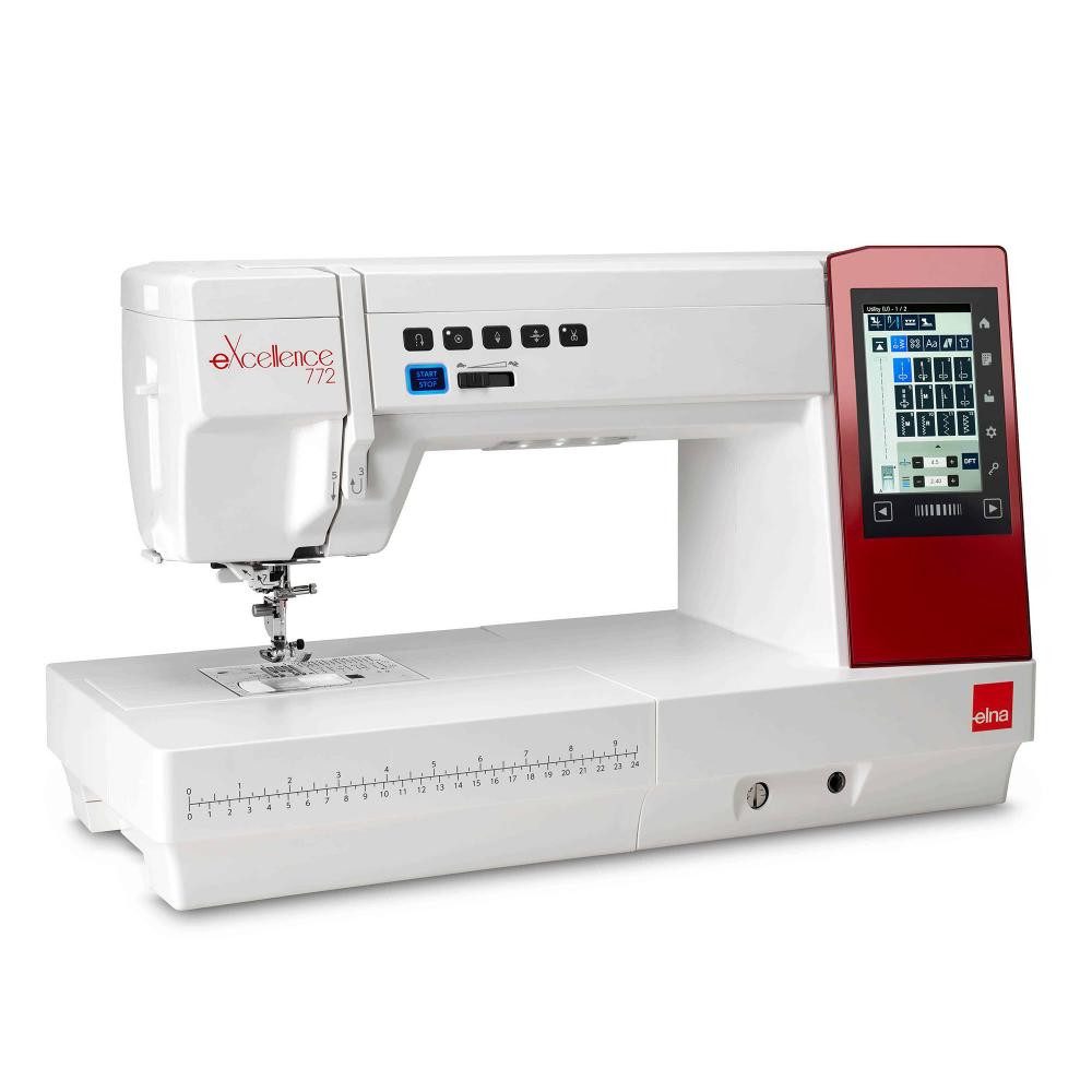 Elna Nähmaschine - 772 eXcellence Nähcomputer XL inkl. Zubehör Kit