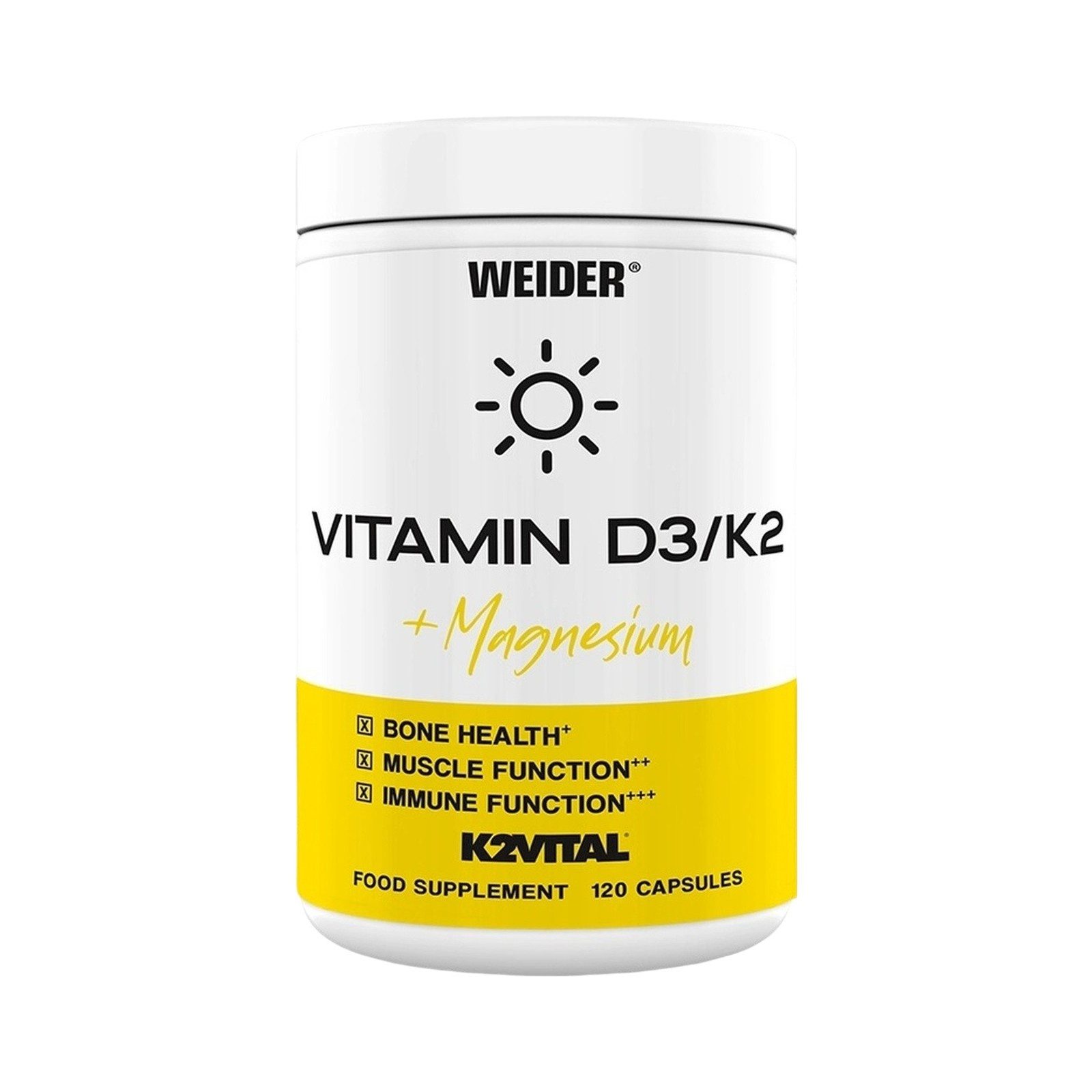 WEIDER® Weider Vitamin D3/K2 Kapseln Kapseln