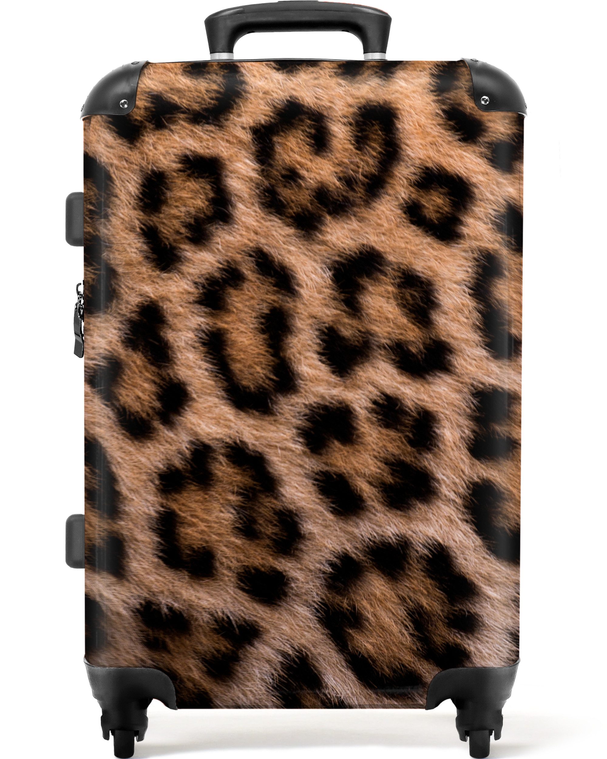 NoBoringSuitcases.com© Hartschalen-Trolley Panther Druck - Tiere günstig online kaufen