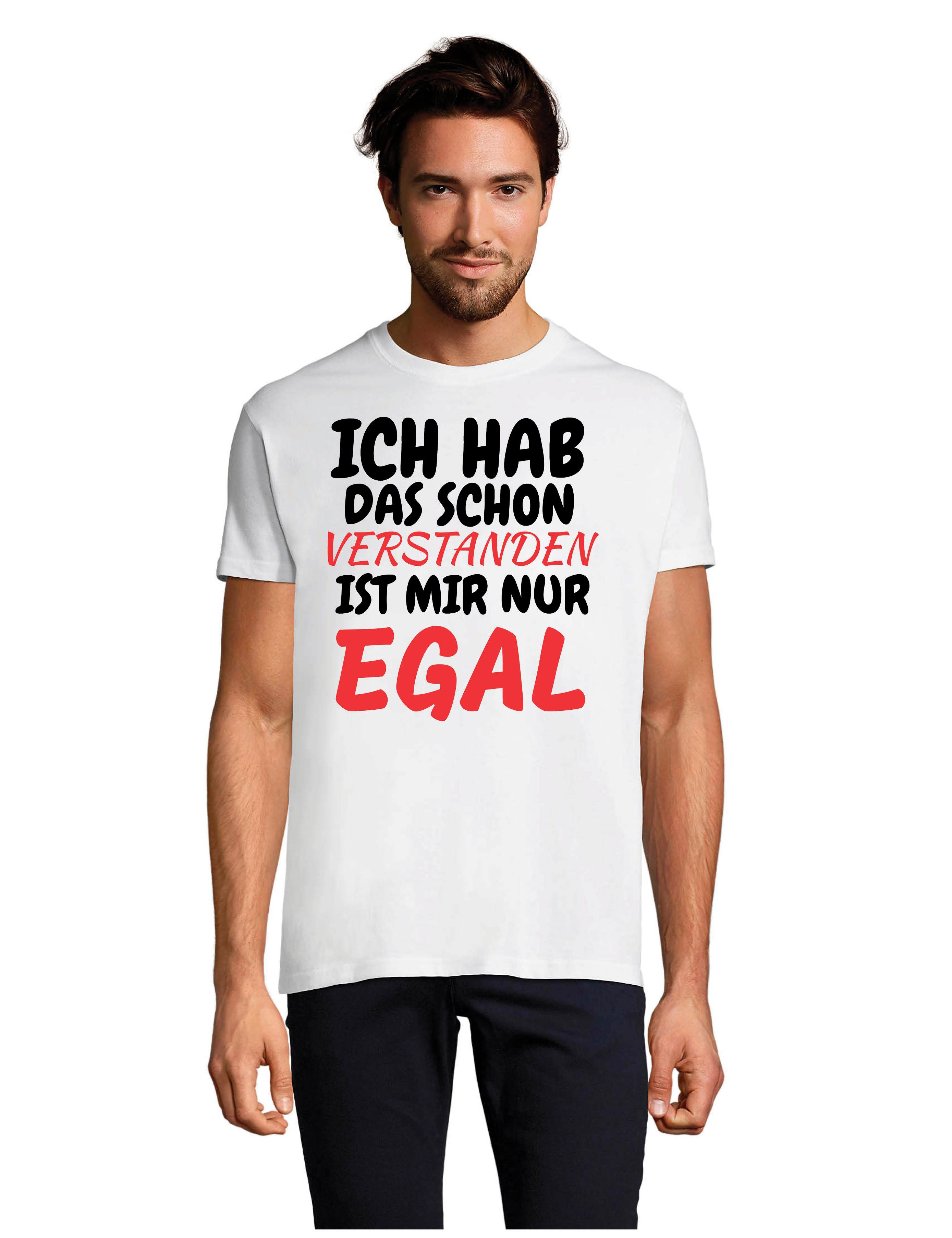 Youth Designz T-Shirt Verstanden Egal Herren T-Shirt mit lustigen Spruch Statement Geschenk lustiger Aufdruck für Männer