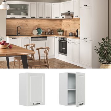 Vicco Hängeschrank Küchenhängeschrank 40 cm R-Line Weiß Landhaus