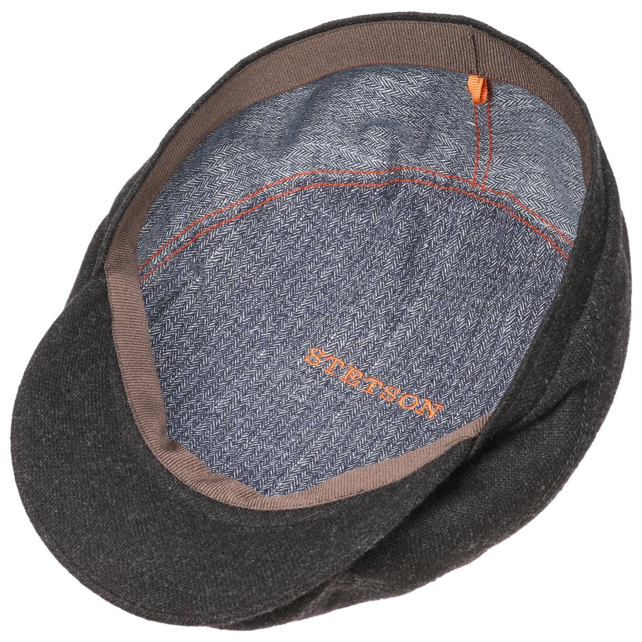 Stetson Flat Cap (1-St) Flatcap mit Schirm, Made in the EU