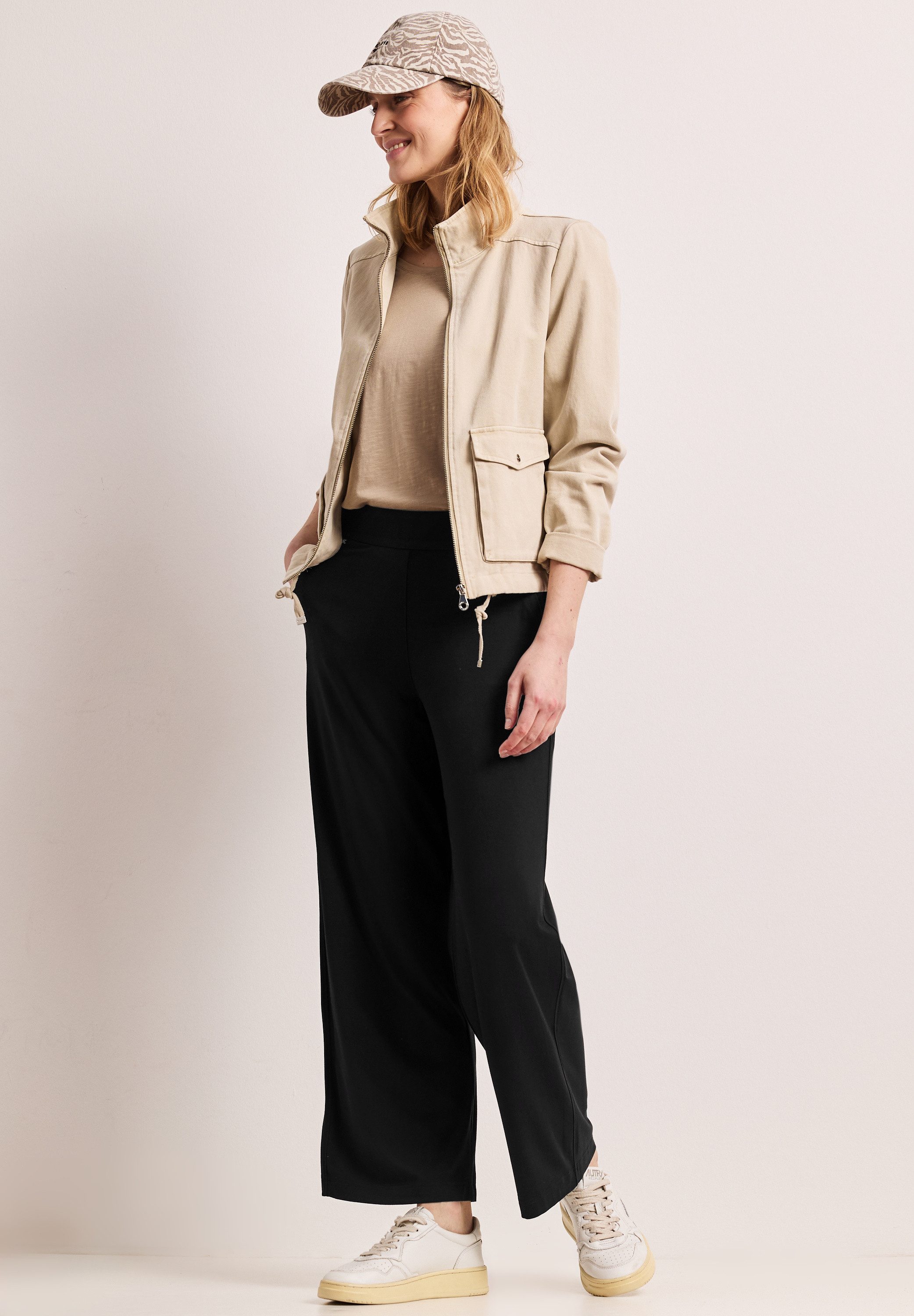 STREET ONE Stoffhose High Waist