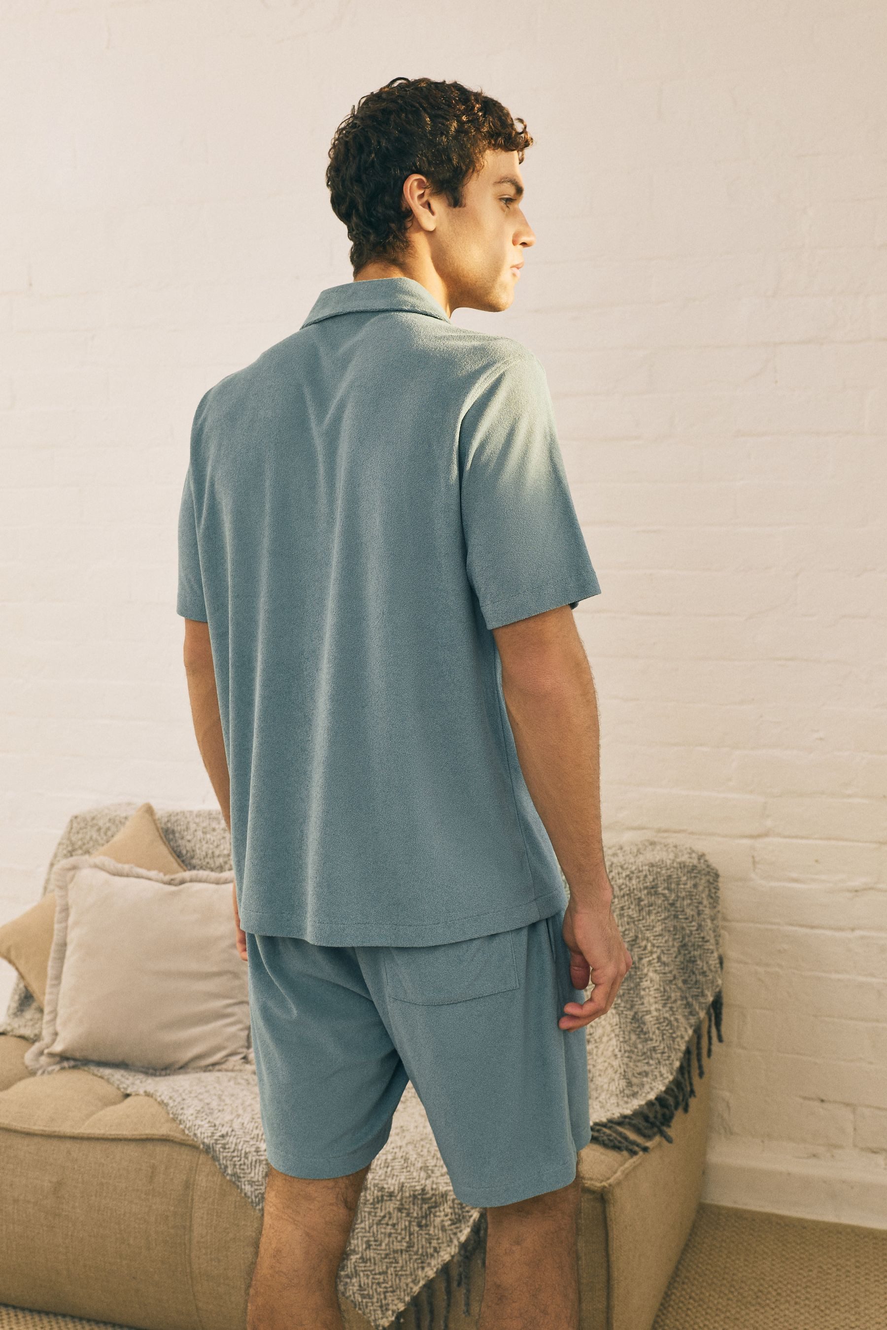 Next Pyjama Kurzärmeliges Frottee-Set (2 tlg)