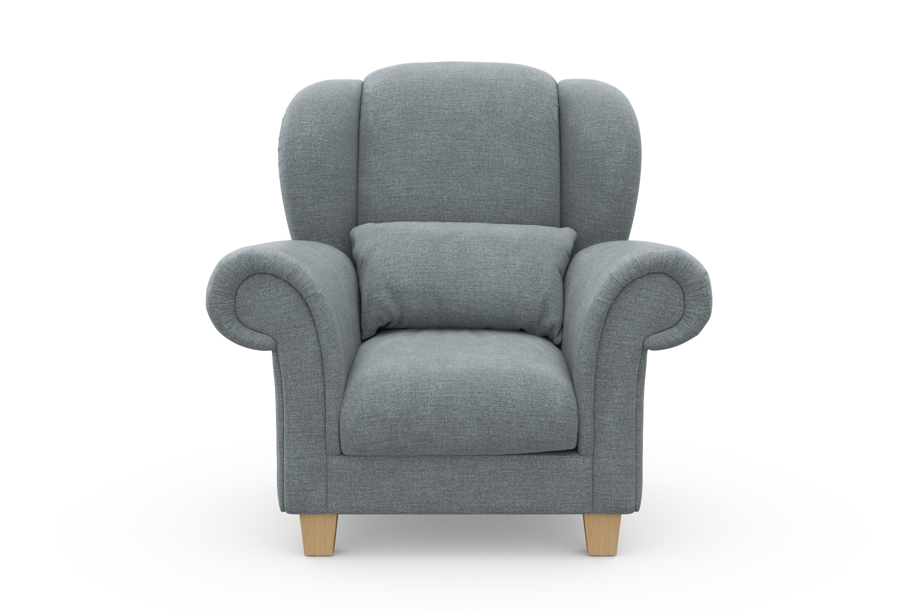 Home affaire Ohrensessel Queenie Ohrenseesel Sitzkomfort (1-St), mit zeitlosem Design weichem und softem