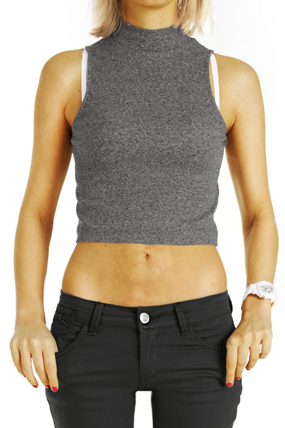be styled Röhrenhose Low Waist Hosen hüftige Skinny Stretch fit Hüftjeans - Damen - j14f-2 Schleife auf Gesäßtaschen