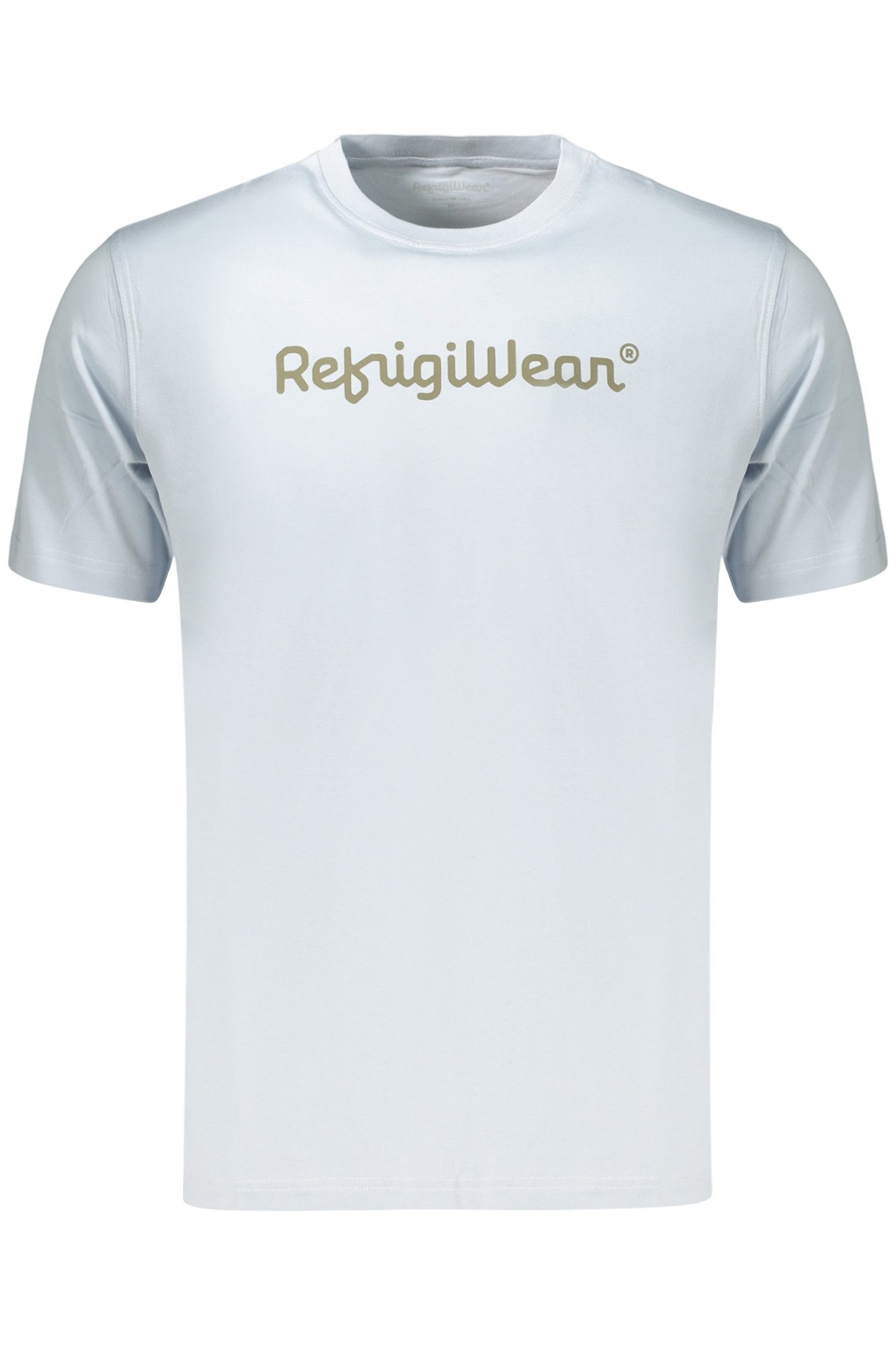 RefrigiWear T-Shirt Herren Kurzarm T-Shirt Blau mit Rundhals und