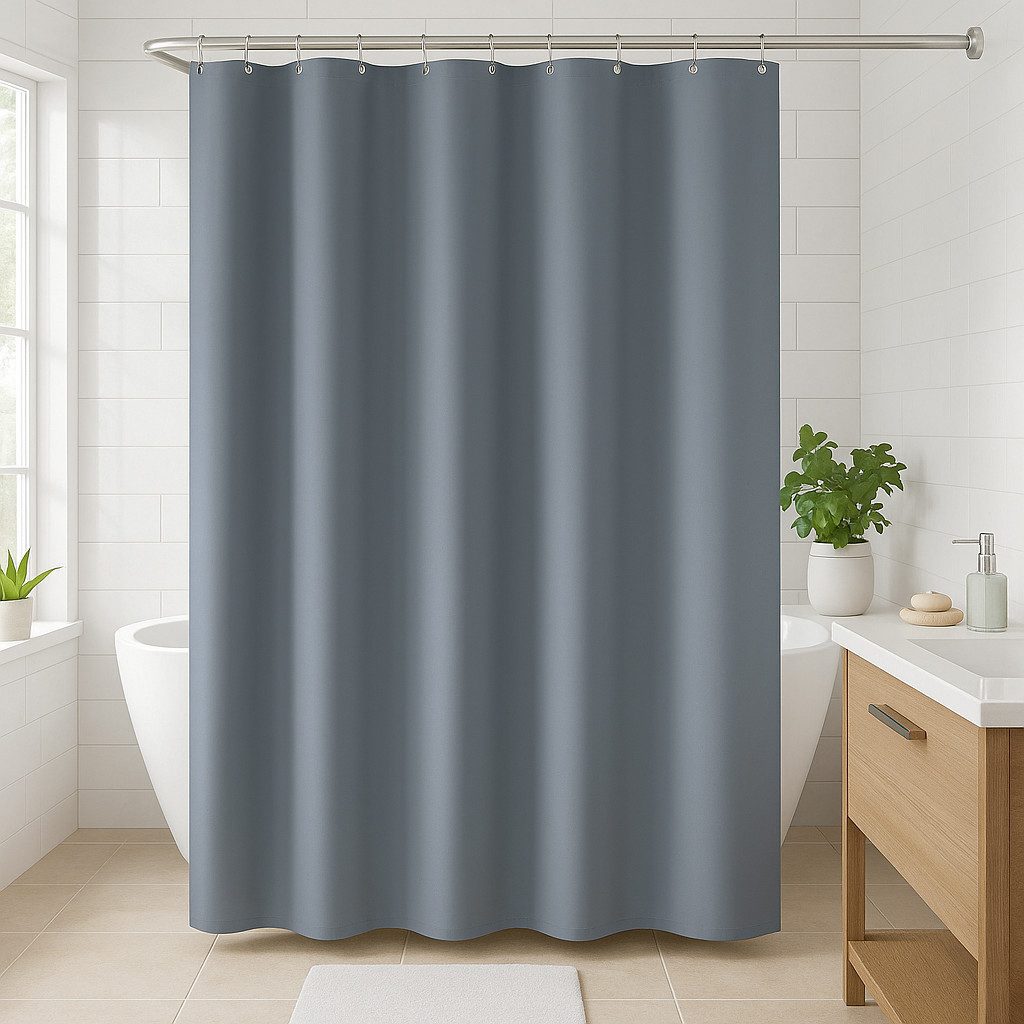 VÄLSON Duschvorhang antibakteriell, verstärkte Lochleiste. Modern & Wasserf günstig online kaufen