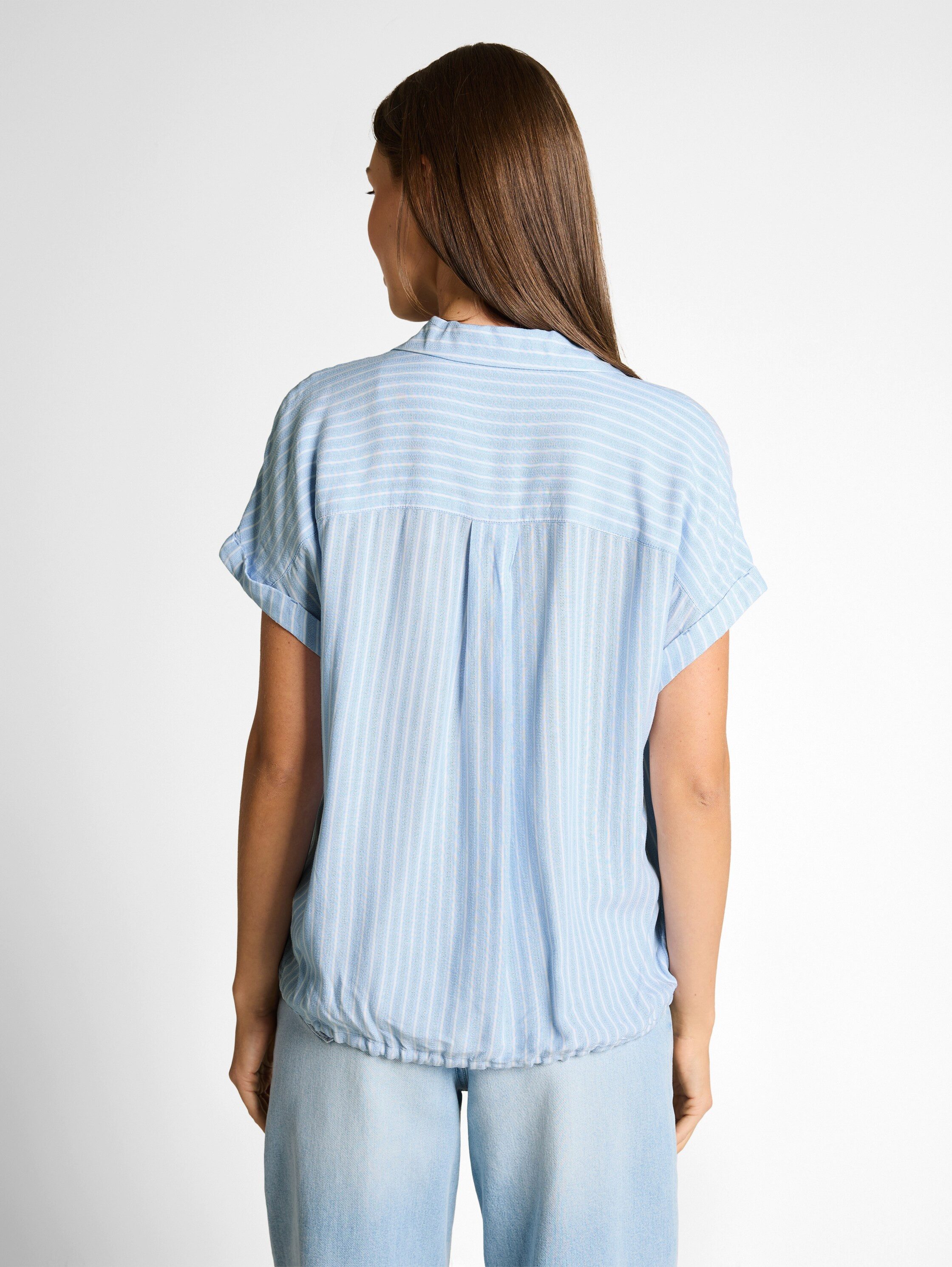 TOM TAILOR Klassische Bluse mit Streifen Muster