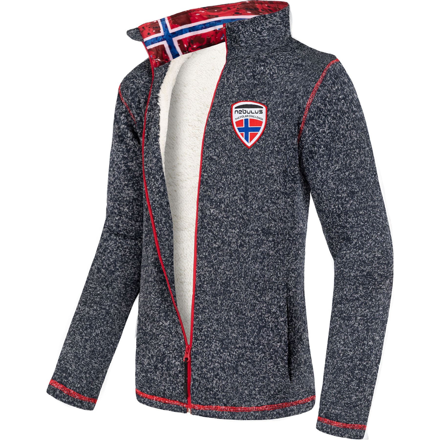 Fleecejacke LAGONDA, P5514 - Herren, navy meliert, L