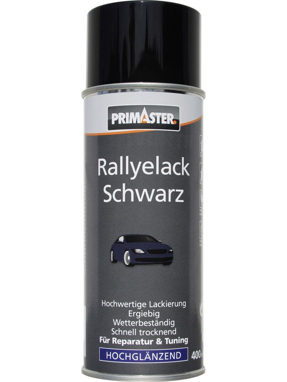 Primaster Sprühlack Primaster Rallye-Lackspray schwarz glänzend 400ml
