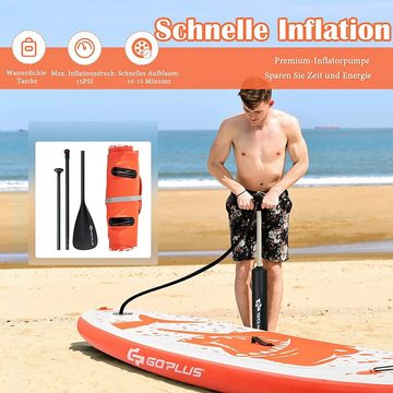 KOMFOTTEU SUP-Board Aufblasbare Paddle Board, bis 120 kg