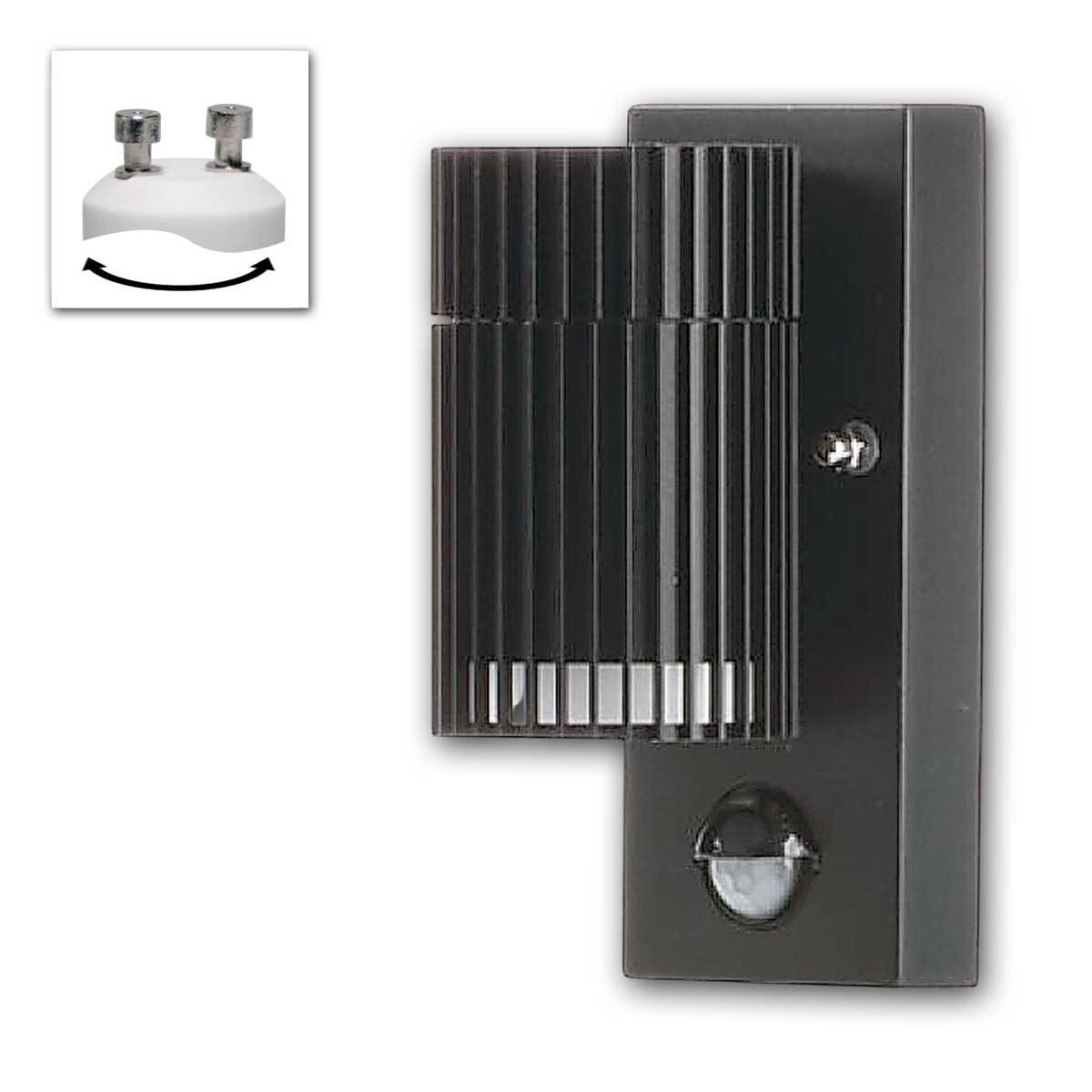 Kanlux LED Außen-Wandleuchte Außen-Wand-Leuchte RADILO 1-fammig GU10 IP44 PIR