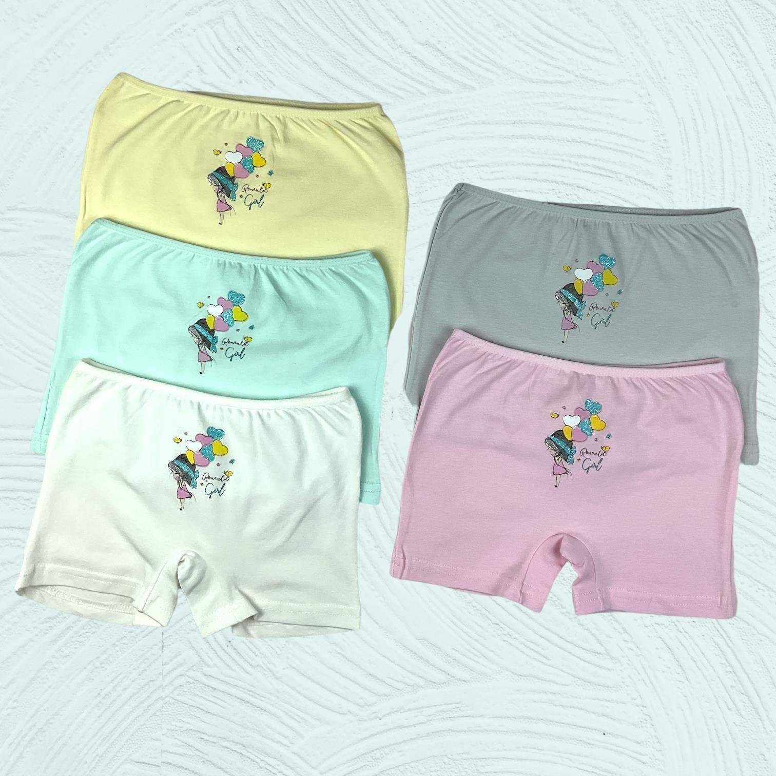 LOREZA Panty 5er Set Mädchen Pantys - Herz - Bunt (Spar-Packung, 5-St) – Bild 2 von 5