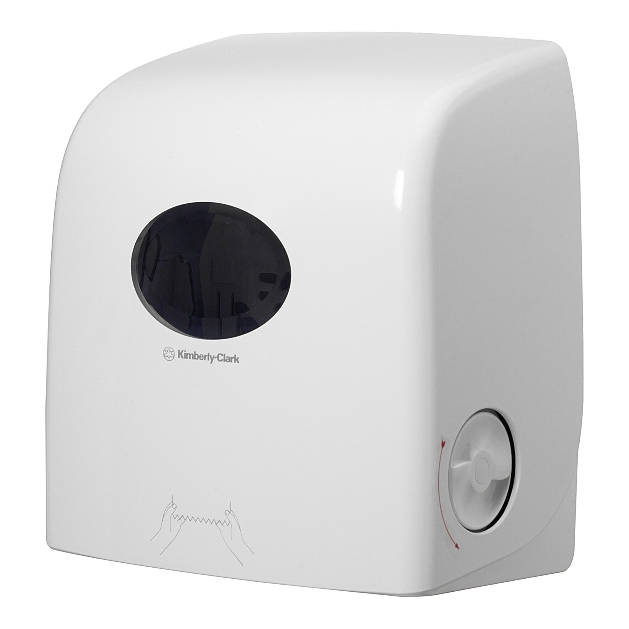 Aquarius Aquarius Slimroll Handtuchspender, Weiß, 1 x weißer Handtuchrollen-Spe Reinigungstücher