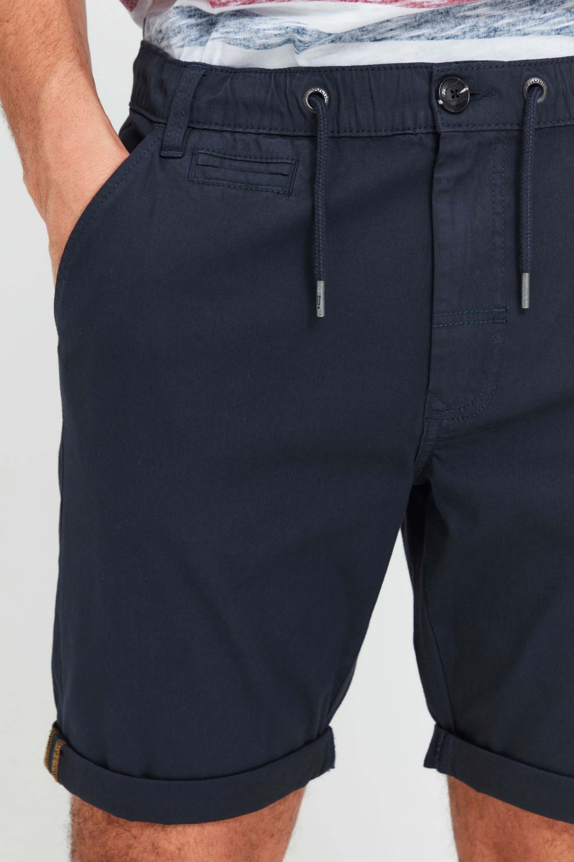 Insignia und !Solid elastischem Kordeln Shorts (194010) Chinoshorts Chino Bund SDLaris Blue
