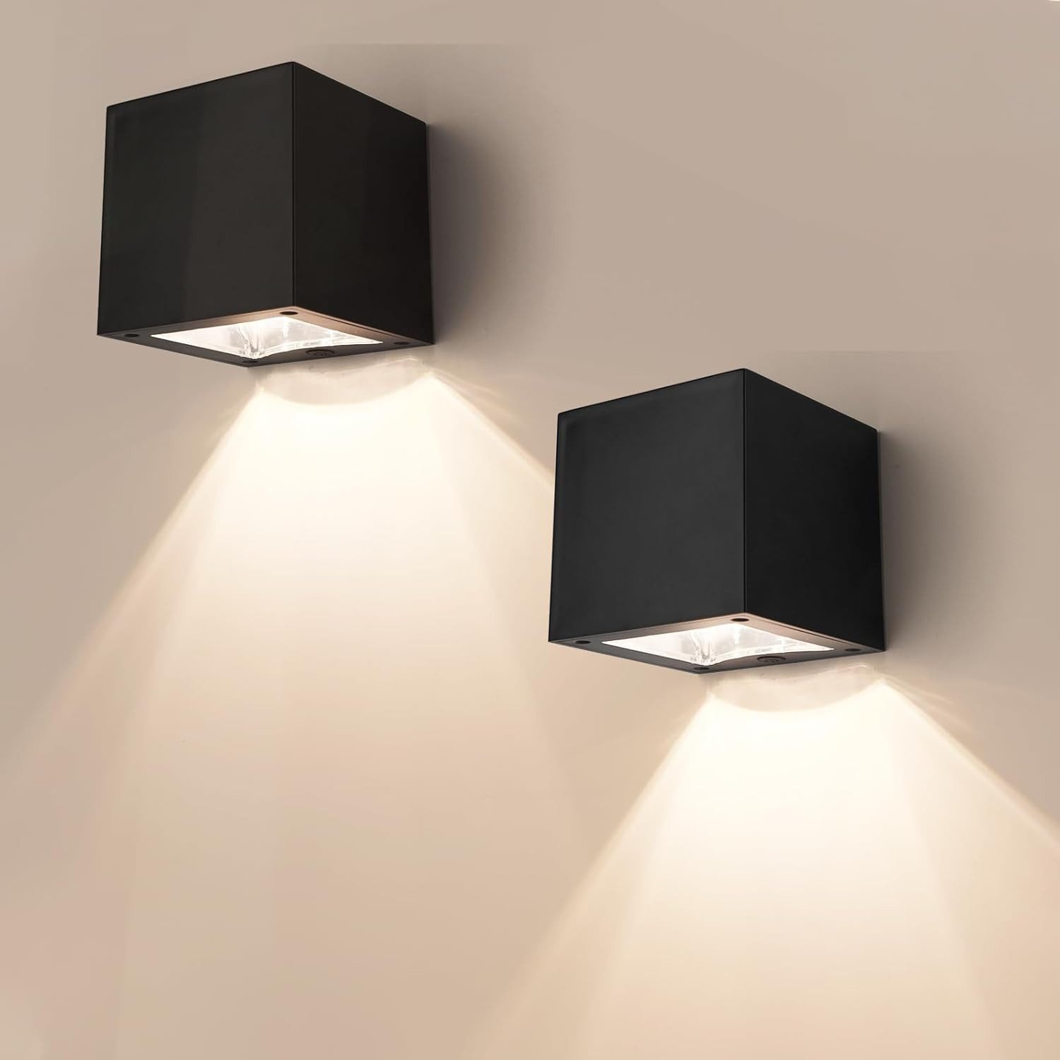 BlingBin LED Außen-Wandleuchte Solar Wandleuchte Aussen, günstig online kaufen