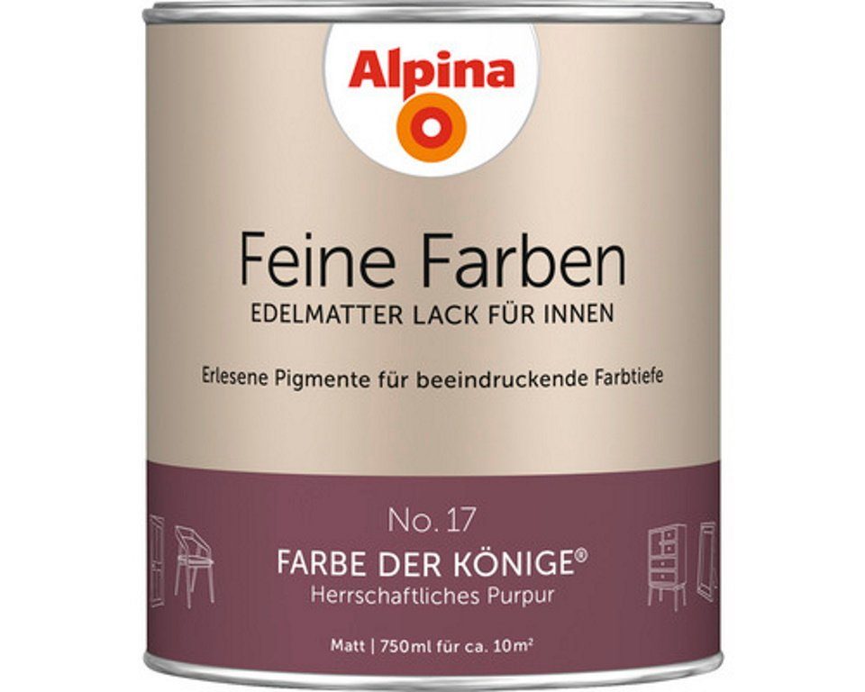 Alpina Lack Feine Farben 750 ml No. 17 Farbe der Könige
