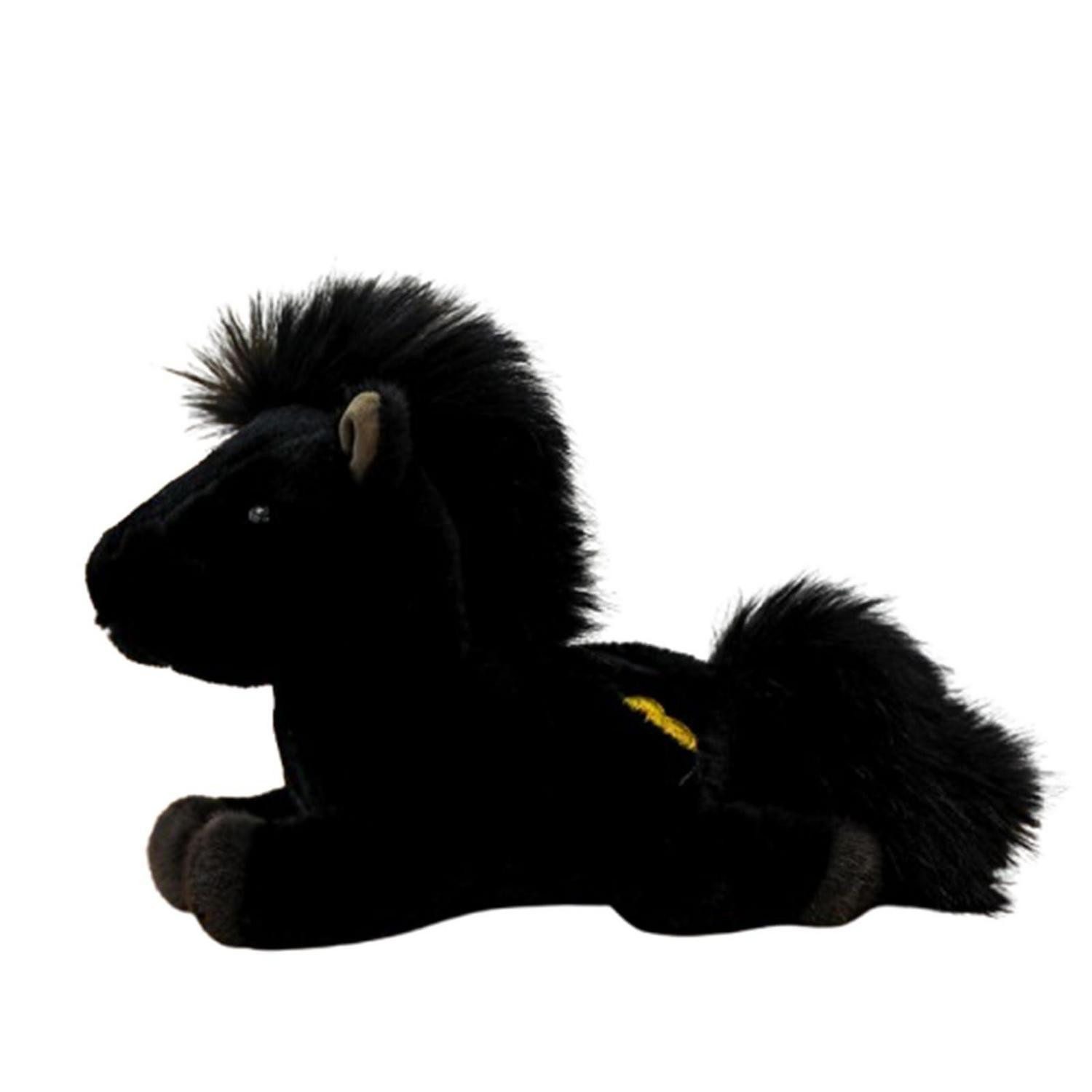 LuxusKollektion Kuscheltier Kuscheltier Pferd Plüschtier Stofftier Pony Geschenk 32cm Schwarz
