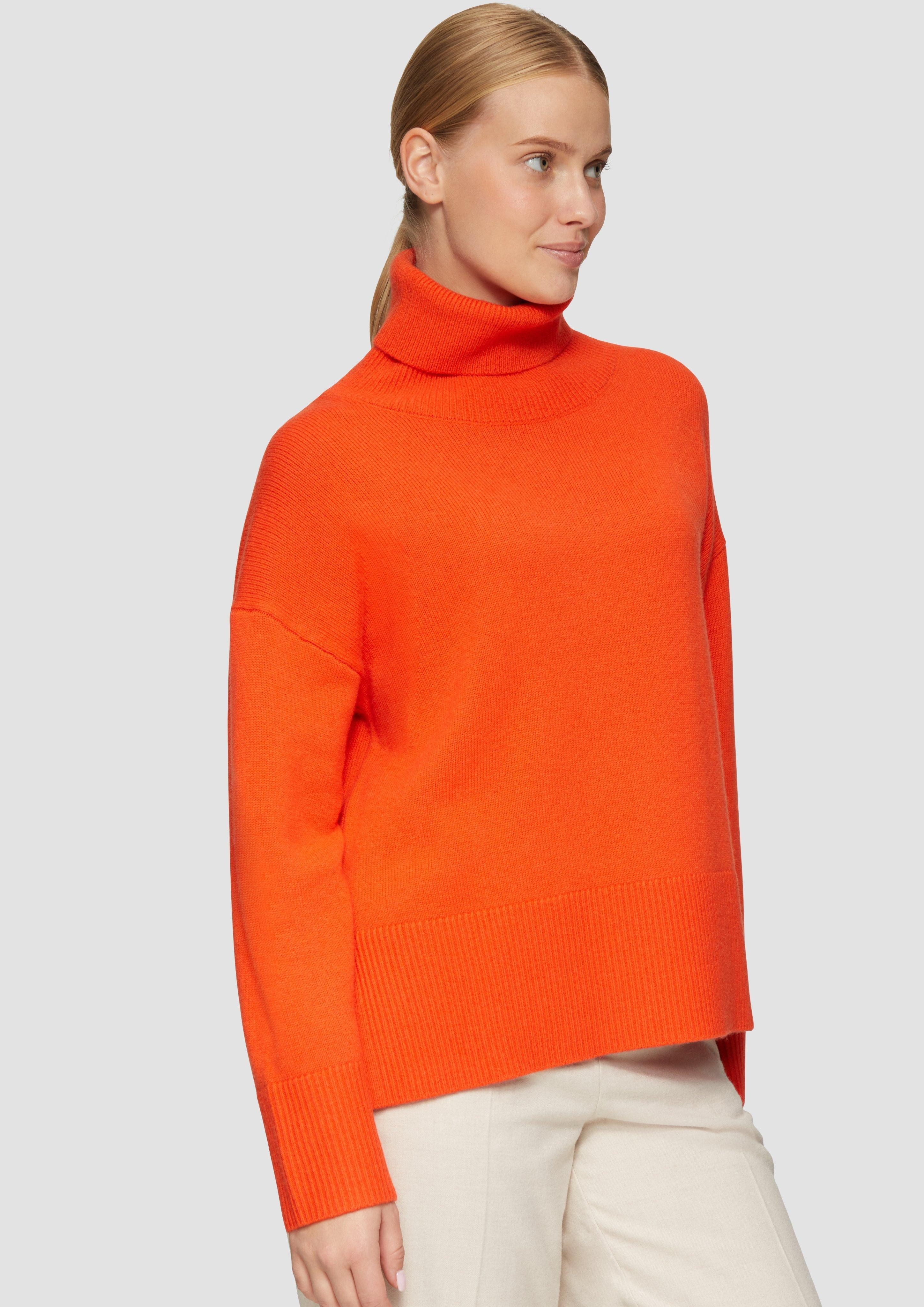 s.Oliver Strickpullover Lockerer Rollkragenpullover aus Kaschmirmix günstig online kaufen