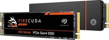 Seagate »FireCuda 530 mit Kühlkörper« Gaming-SSD (2 TB) 7.300 MB/S Lesegeschwindigkeit, 6.900 MB/S Schreibgeschwindigkeit, Playstation 5 kompatibel, inkl. 3 Jahre Rescue Data Recovery Services