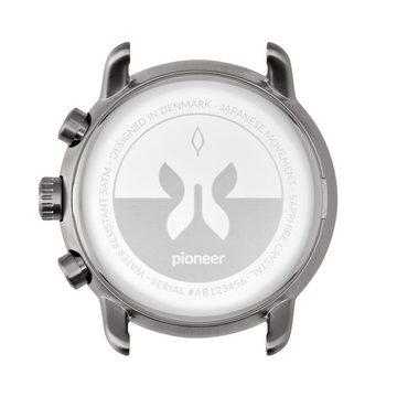 Nordgreen Chronograph nordgreen Herren Uhr PI42GMMEGUXX Pioneer Chronograph Milanaise, (1-tlg)