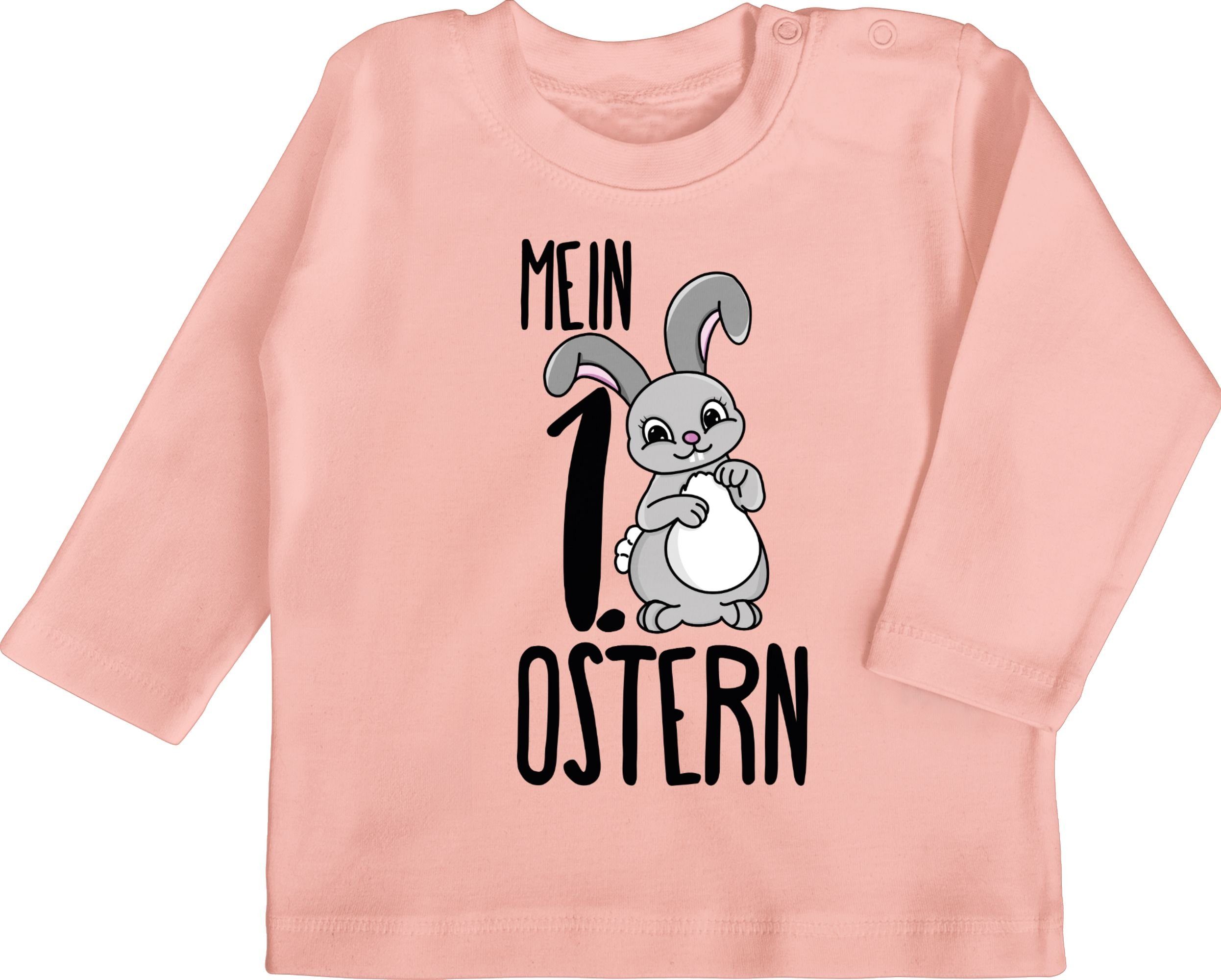 Shirtracer T-Shirt Mein erstes Ostern Hase Ostergeschenke 2 Babyrosa