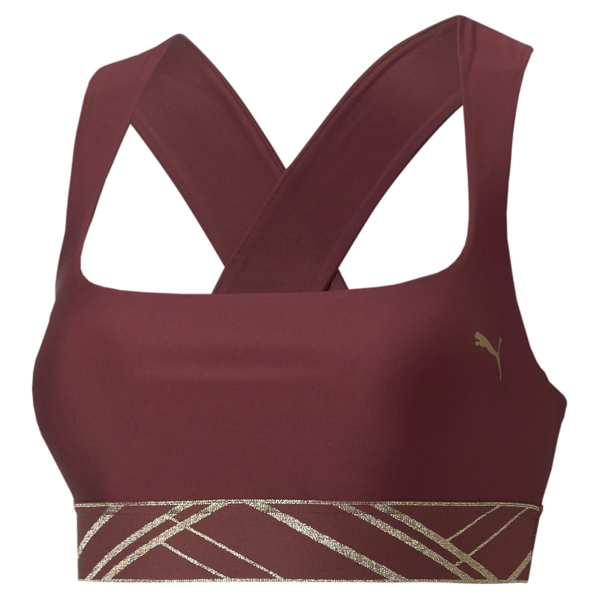 Sport-BH Puma Damen Sport BH Mid Impact Deco Glam Bra 522253
